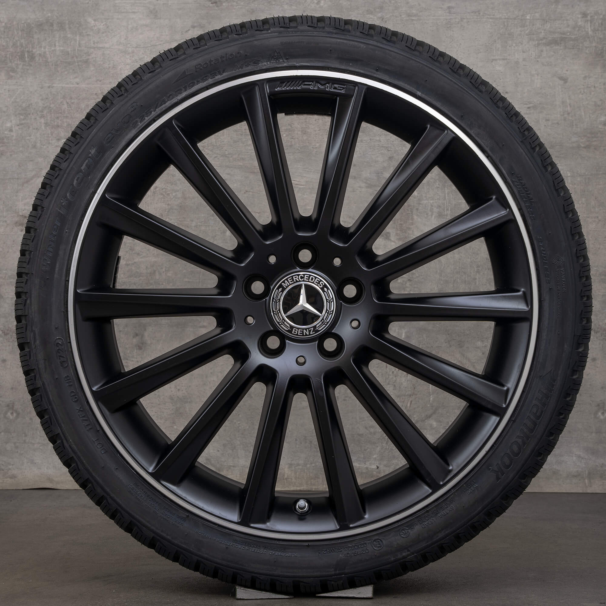 Originales Mercedes Benz Clase A A35 AMG ruedas de invierno 19 pulgadas W177 V177 llantas A1774011900 negro satinado