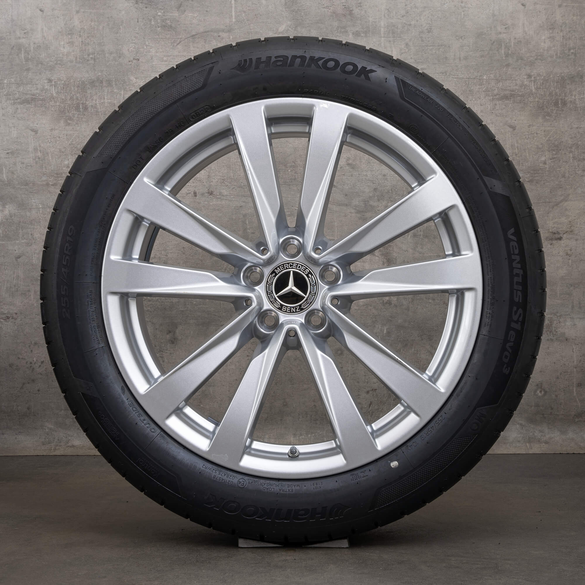 Alkuperäiset Mercedes Benz S-sarjan vanteet 19 tuuman W223 V223 X223 kesäpyörät A2234013100 hopea UUTUUS