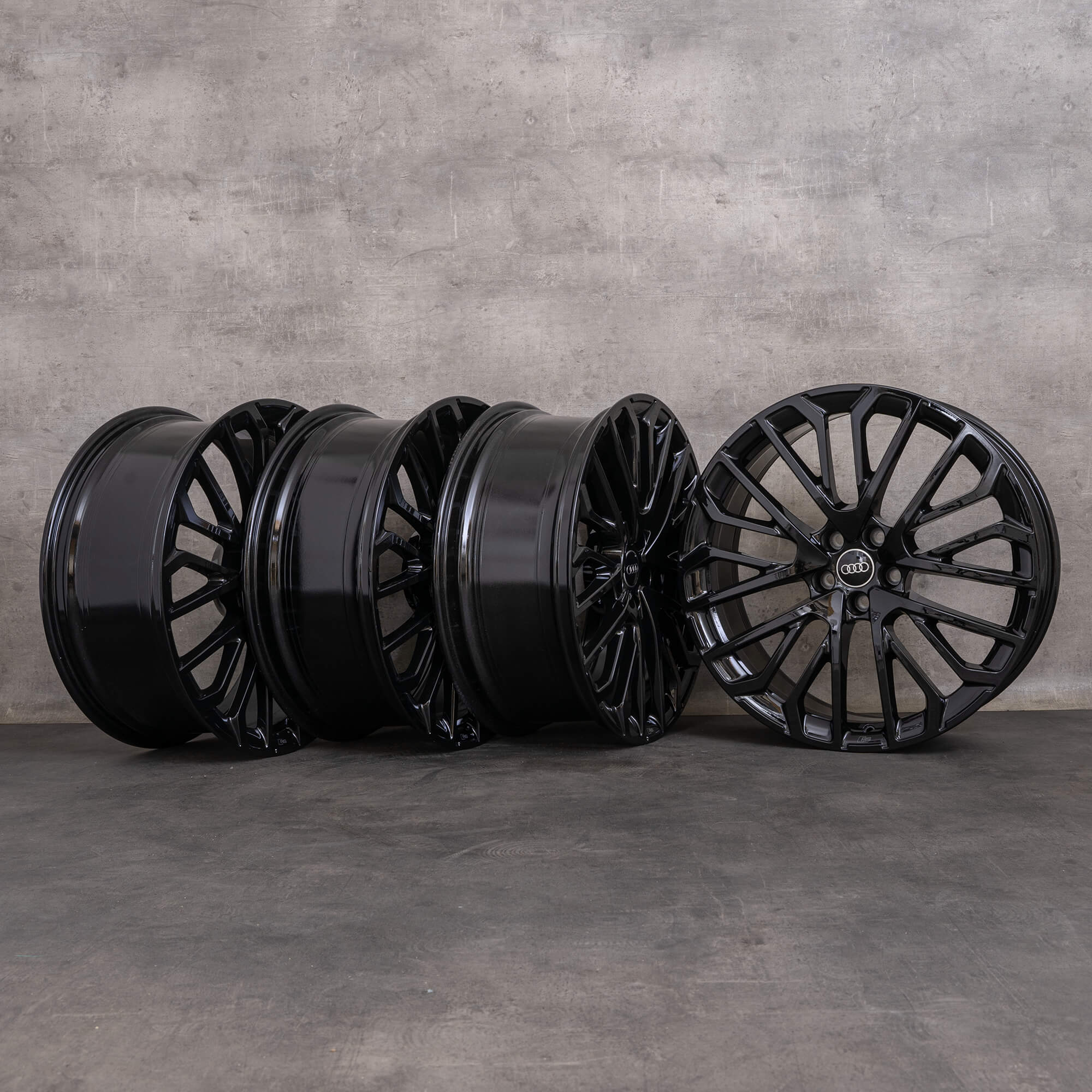 Originale Audi Q5 SQ5 felger 21 tommer FY GU Sportback 8MA601025L svart høyglans NY