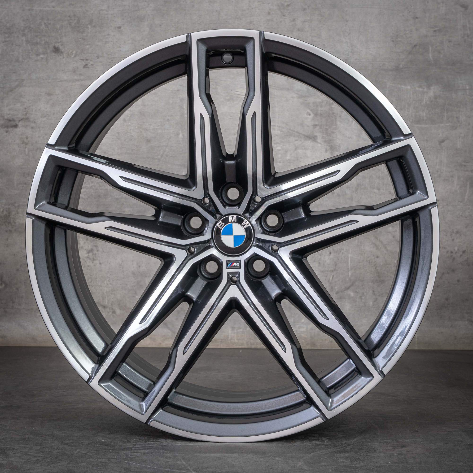 Alkuperäiset BMW M5 M8 vanteet 20 tuuman F90 F91 F92 F93 Gran Coupe kesäpyörät styling 810 M 8089562 8089563 orbit harmaa Kiillotettu