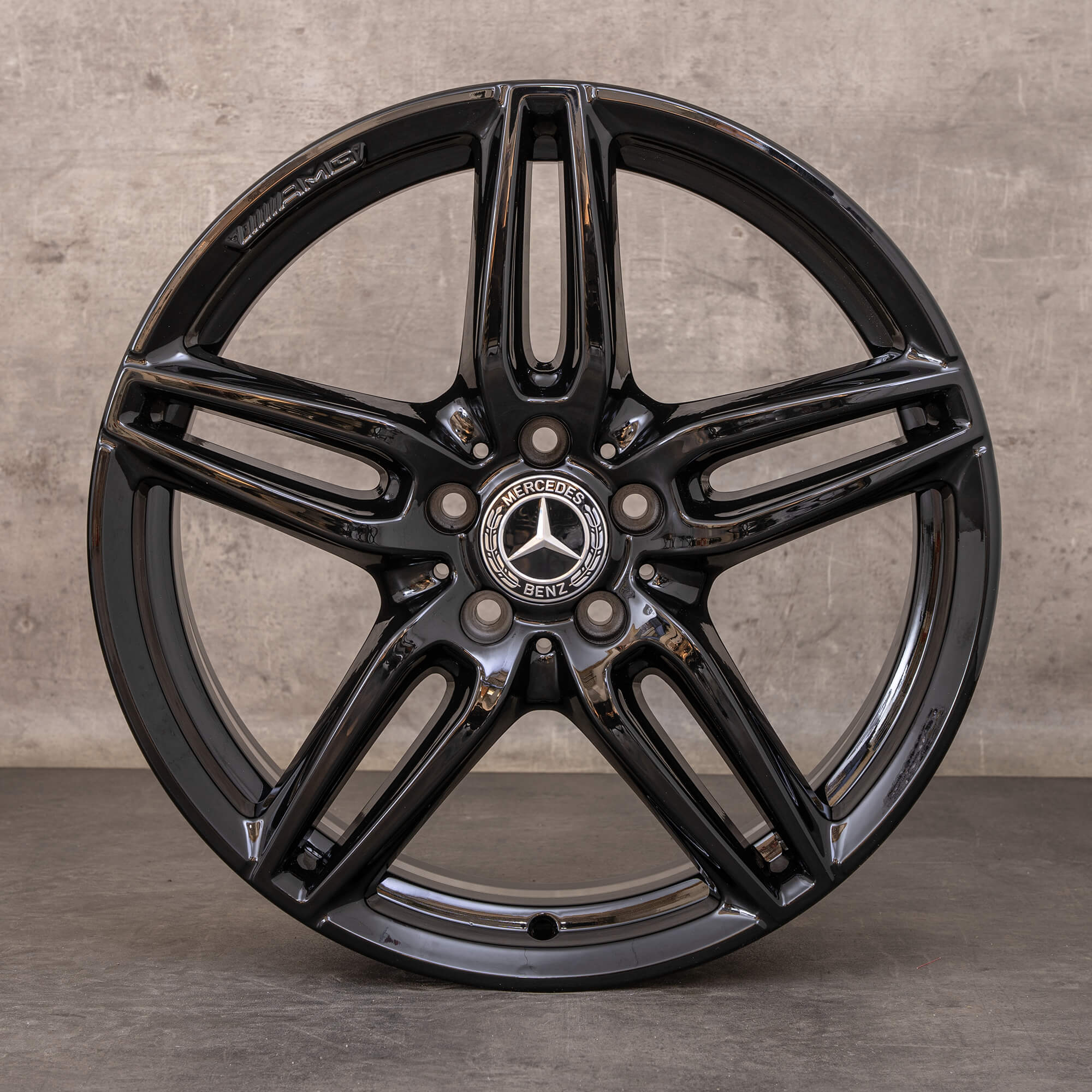 Oryginał Mercedes Benz Klasa E E43 E53 AMG Felgi 19 cali W213 S213 C238 A238 A2134013800 A2134012000 czarny błyszczący