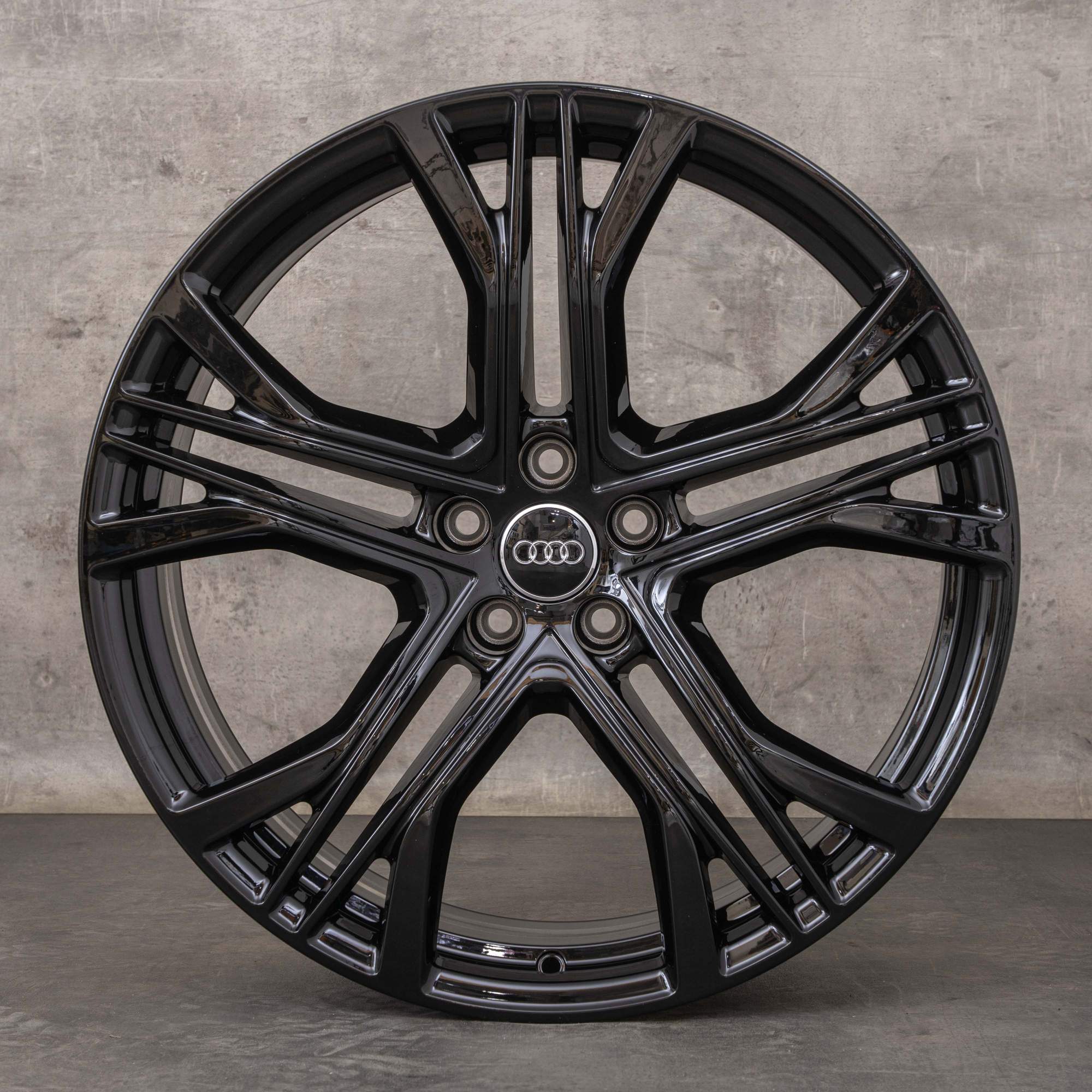 Oem Audi A7 S7 Jantes 21 pouces 4K Alu 4K8601025AA noir brillant