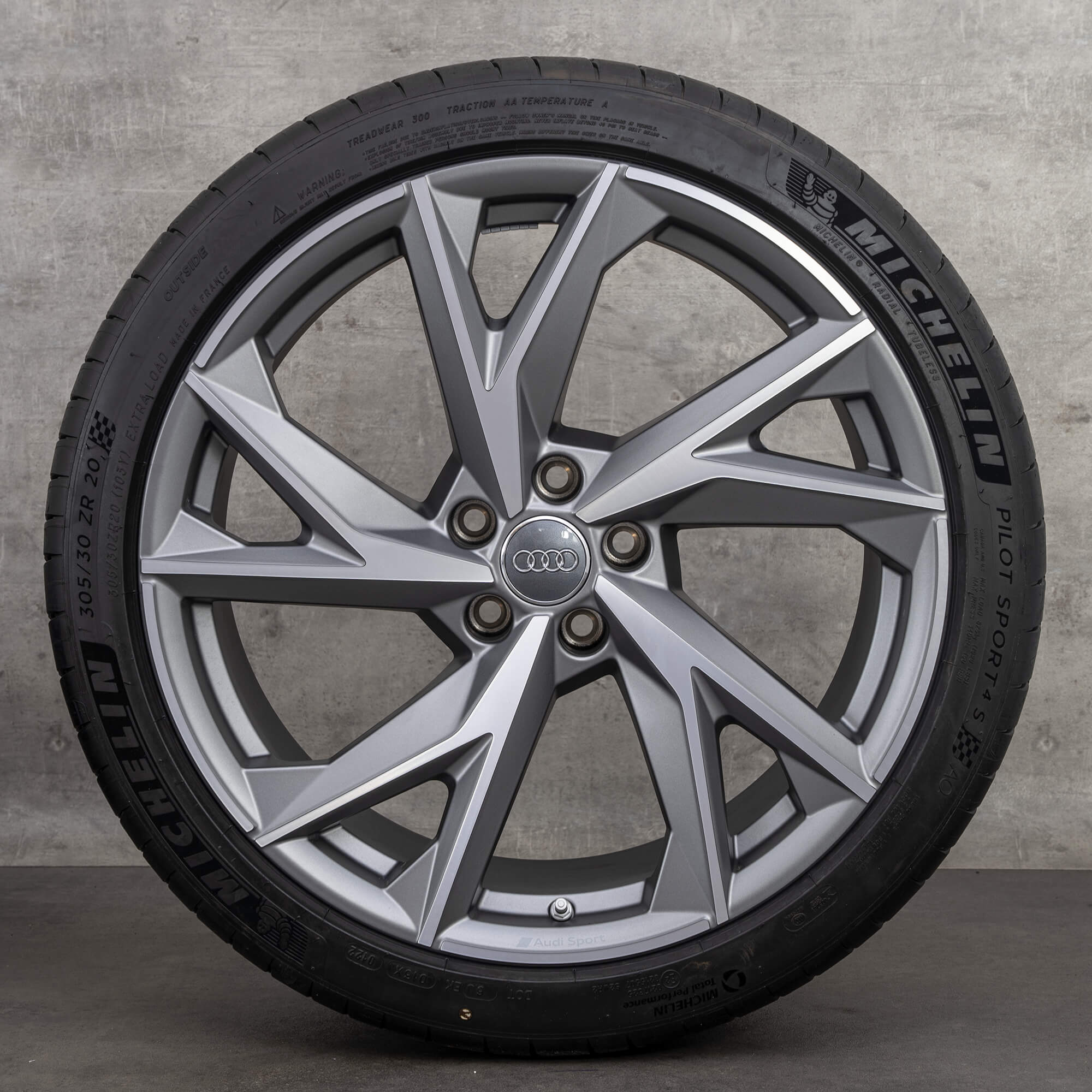 Audi 20 tommer fælge R8 4S V10 alu sommerdæk sommerhjul Evo Design