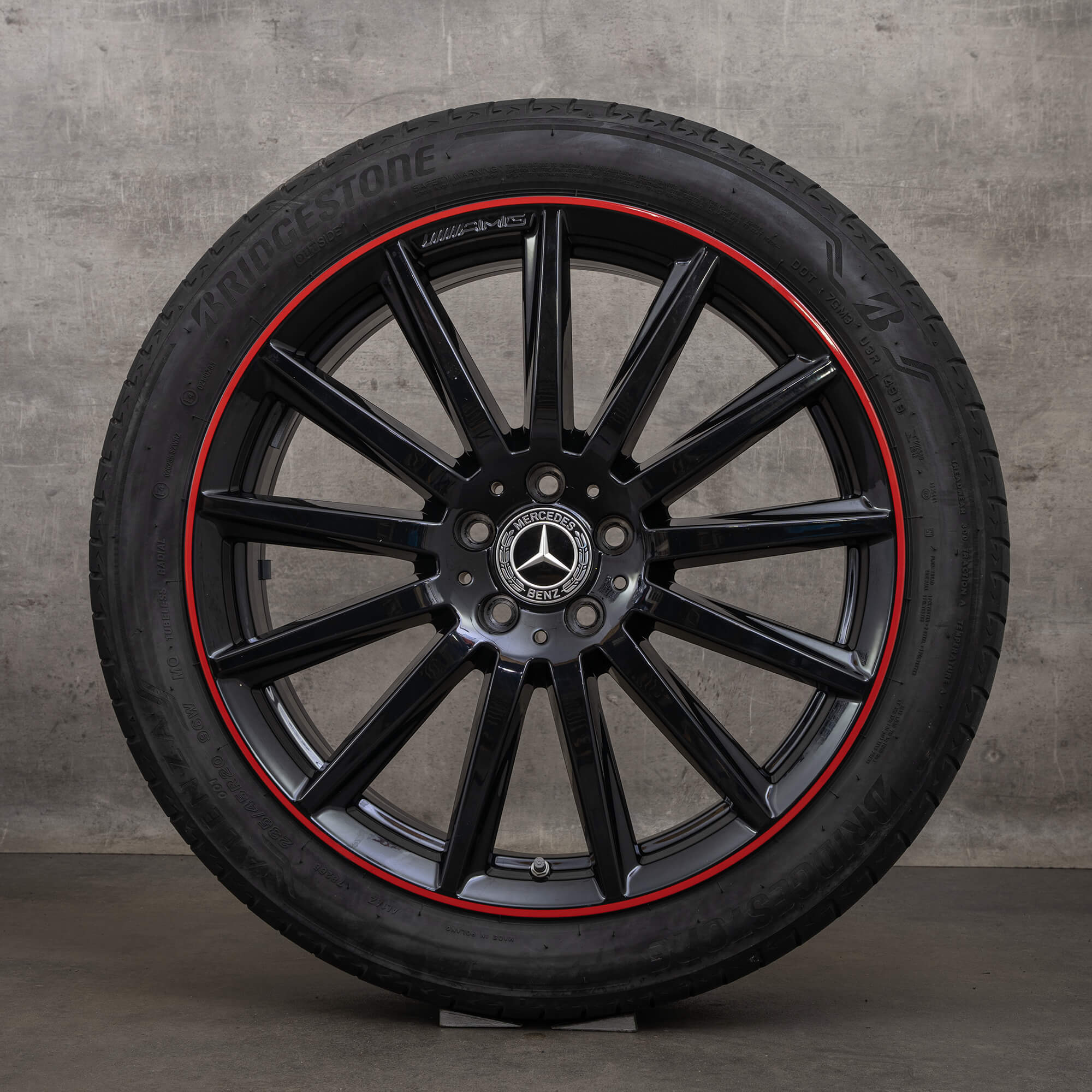希少AMG20インチ ホイール ブラック/レッド GLB X247 OEM Mercedes Benz GLA GLB AMG rims 20 inch H247 X247 summer wheels