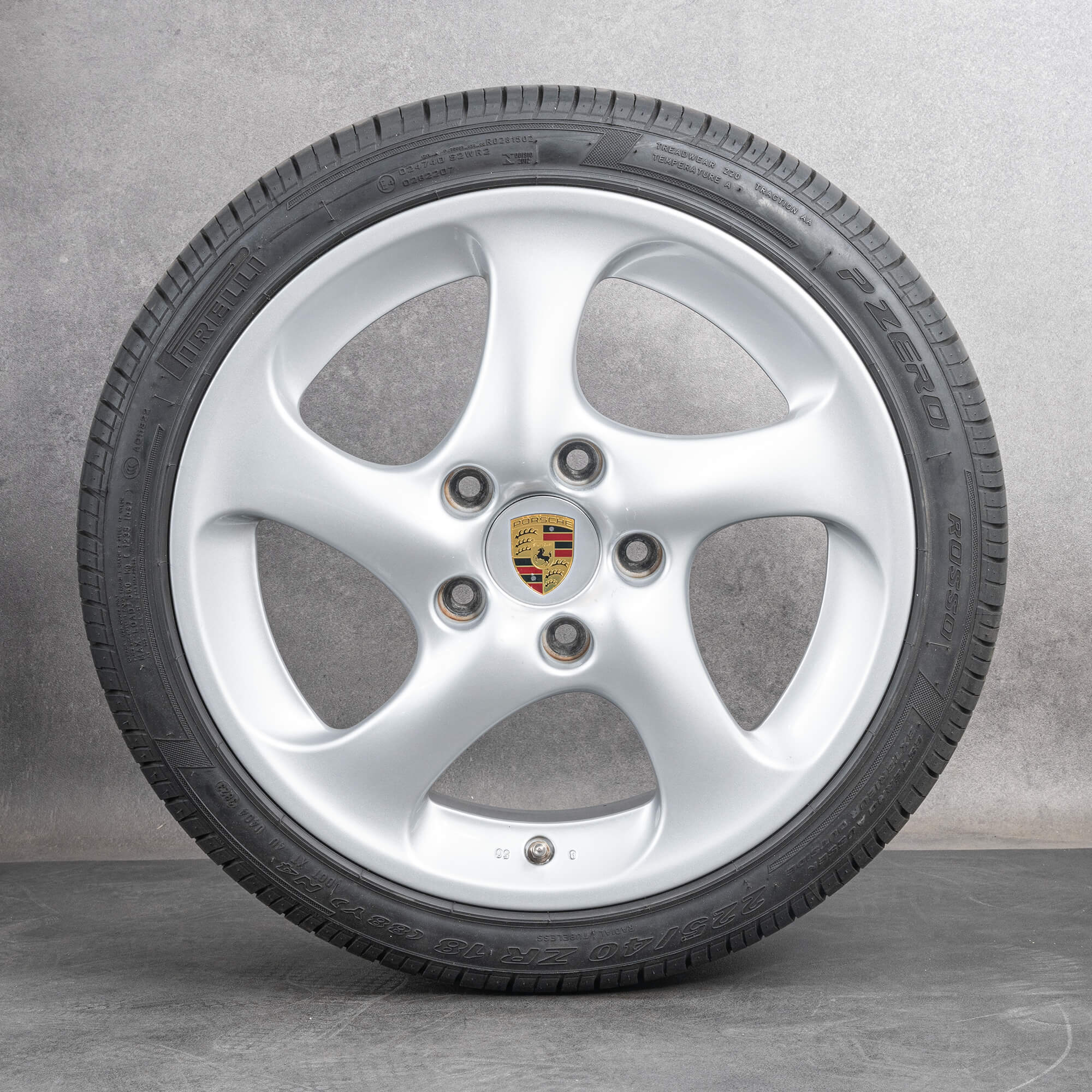 Genuine Porsche 18 pulgadas 996 C4 993 llantas de radios huecos 99636213604 99636214211