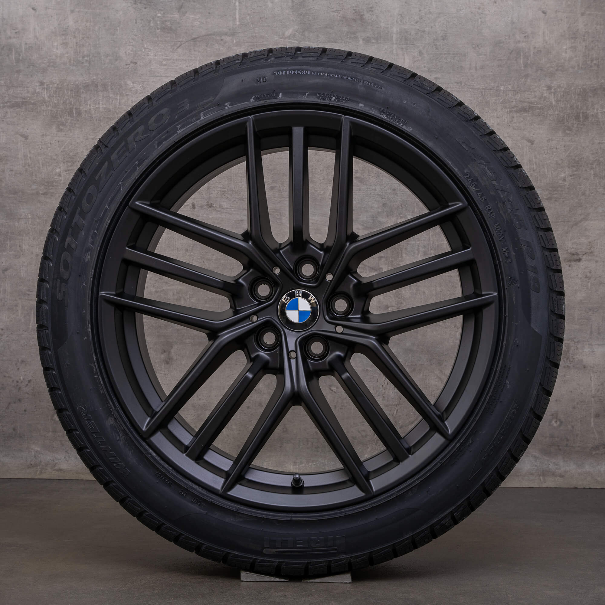 Oryginalał BMW serii 5 i5 felgi 19 cali G60 G61 koła letnie stylizacja 933 5A324D6 czarny mat NOWOŚĆ