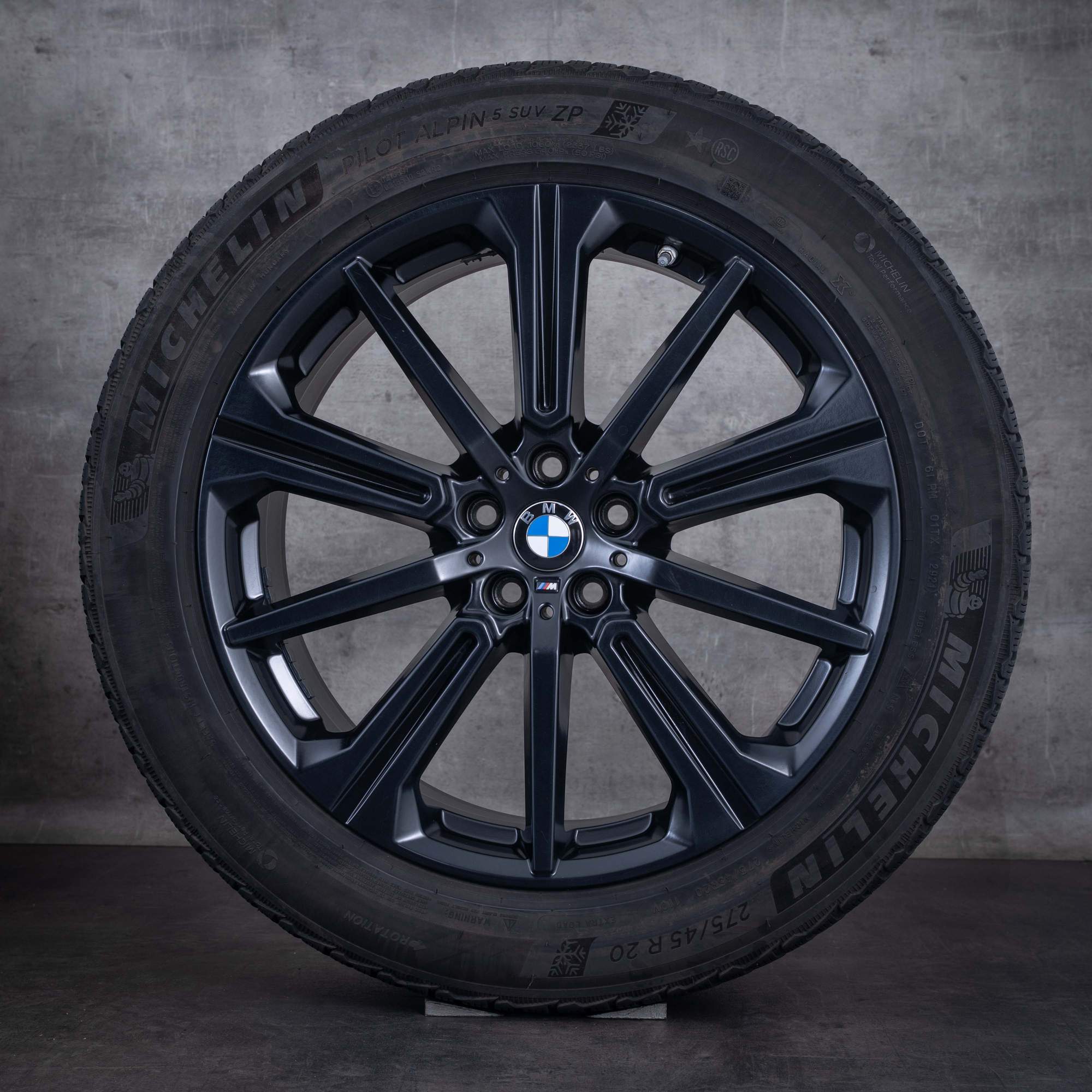 OEM BMW X5 X6 winter wheels 20inch G05 G06 rims Styling 748 M 6883765 Matte Black - wheel 3 of 4