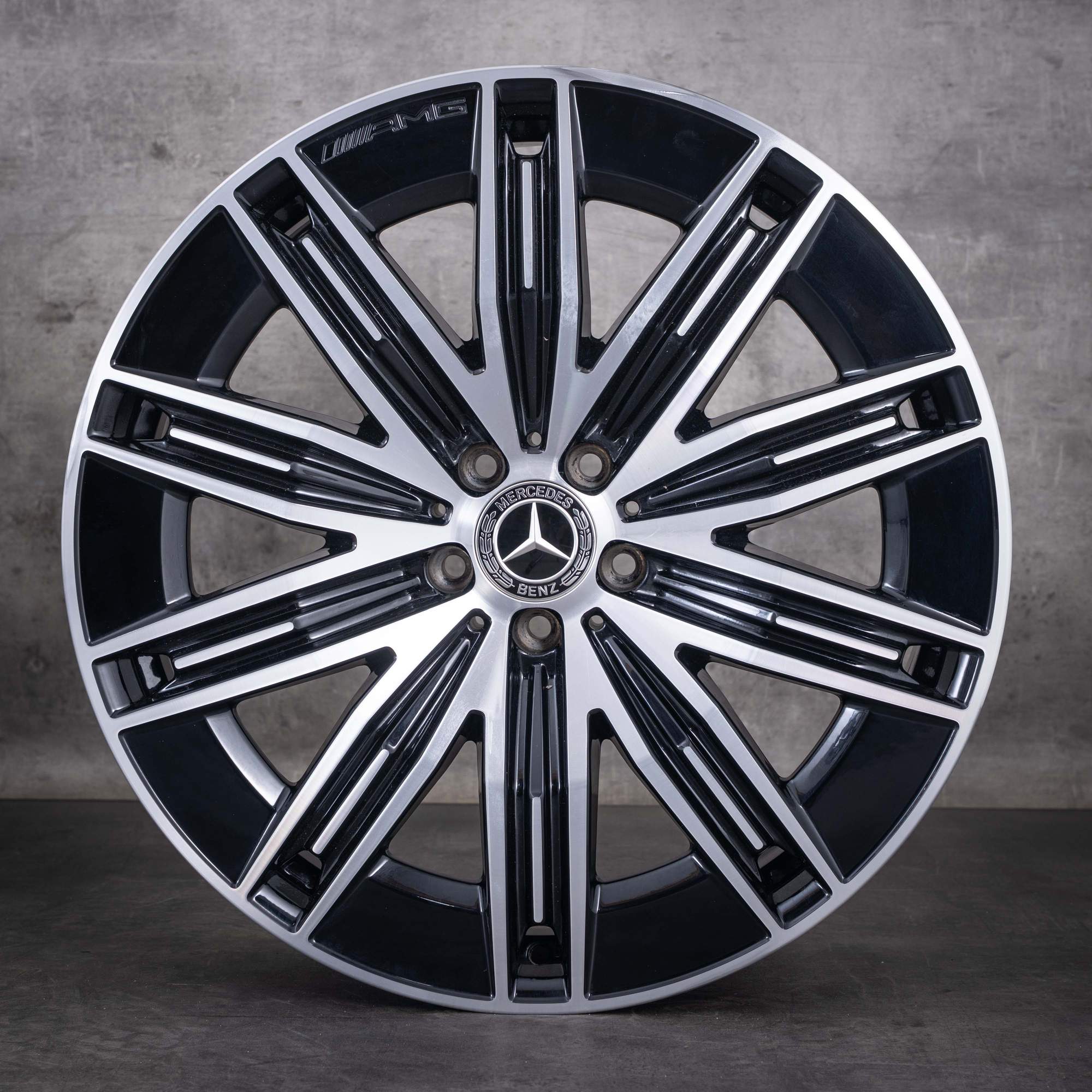 OEM Mercedes-Benz EQE AMG 21inch SUV X294 winter wheels A2944011200 Black diamond cut