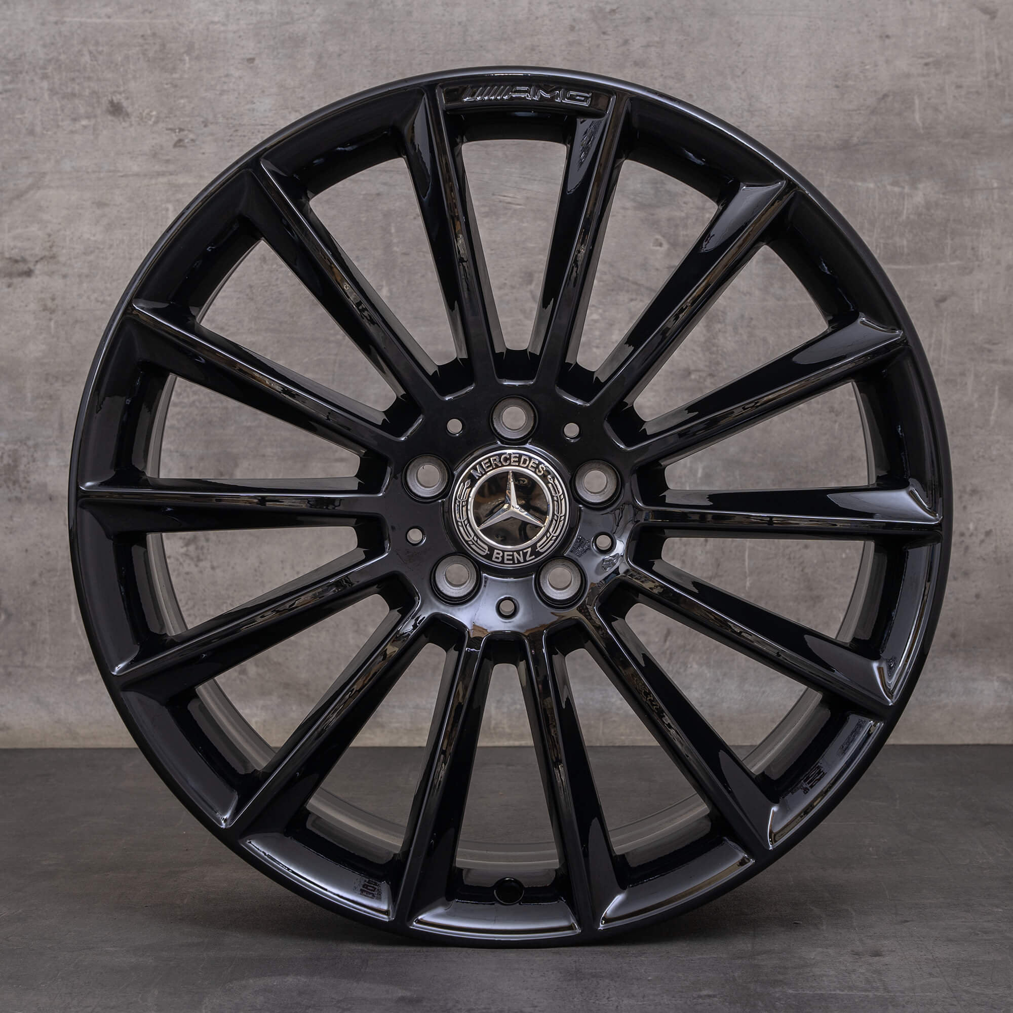 Orijinal Mercedes Benz E-Serisi AMG jantlar 20 inç W213 S213 C238 A238 A2134012200 A2134012300 siyah parlak