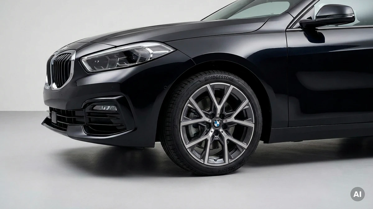 BMW 1 Series F40 hatchback with OEM BMW alloy wheels