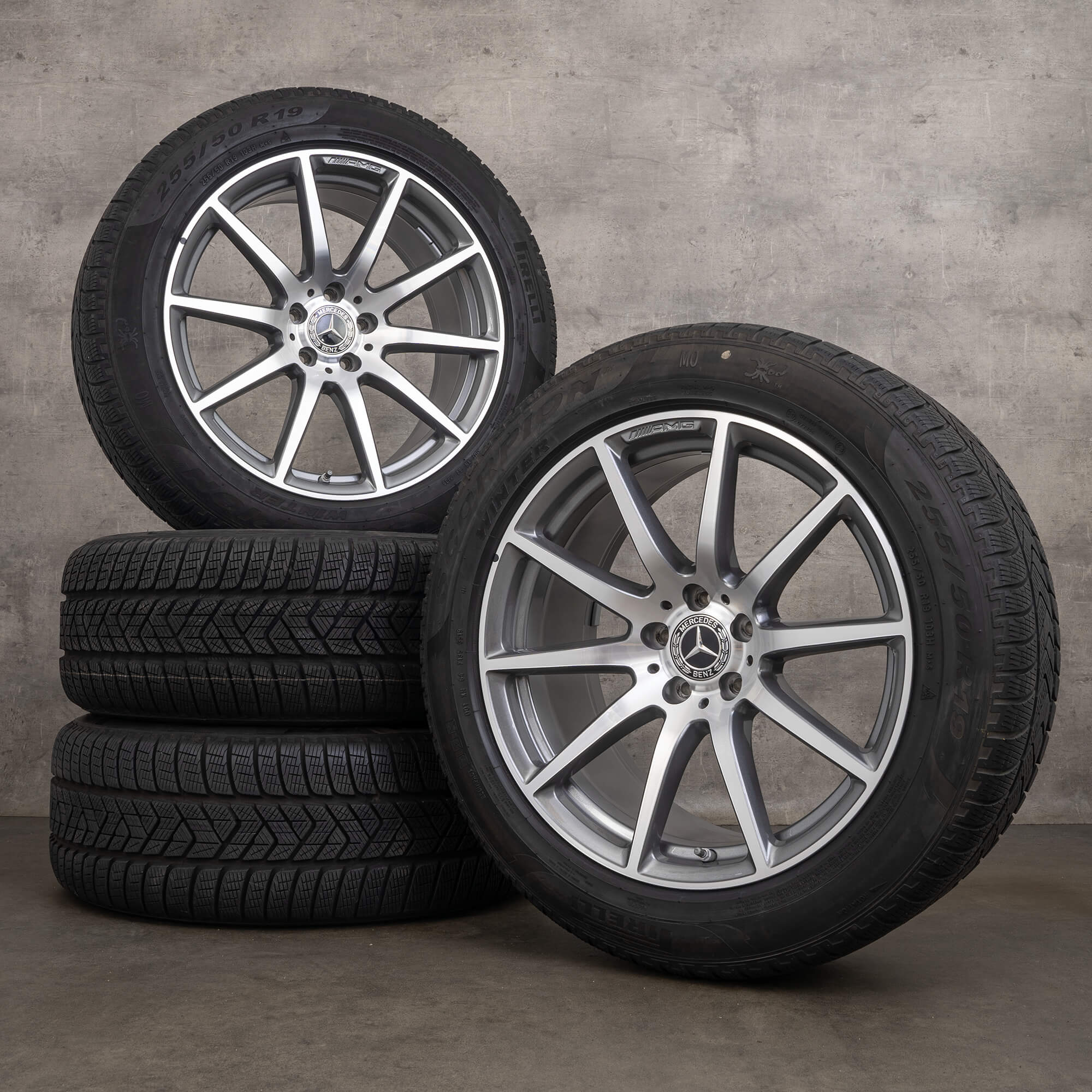 Original AMG Mercedes GLC 63 X253 C253 19 Zoll Winterreifen Felgen A2534013500