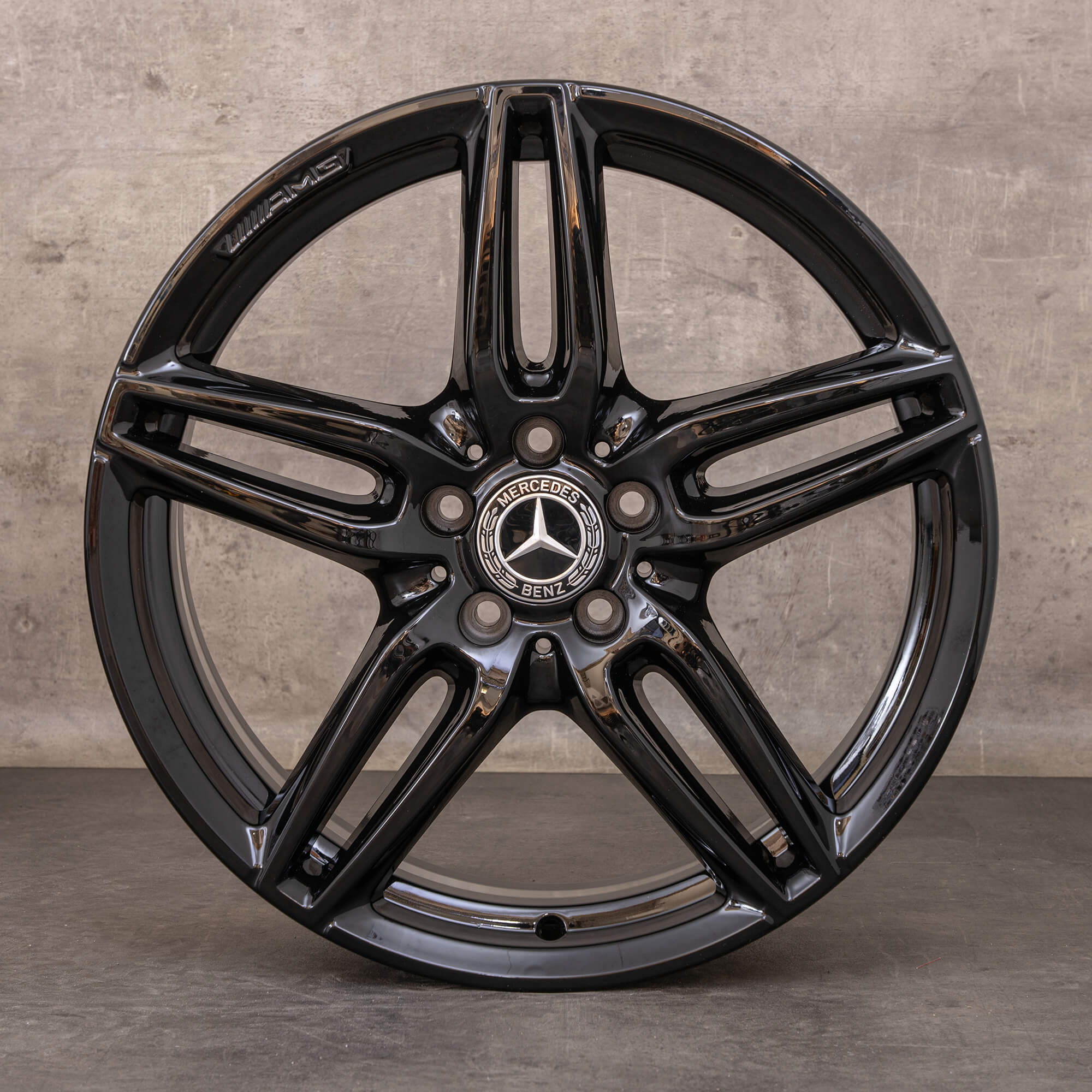 Oryginał Mercedes Benz Klasa E E43 E53 AMG Felgi 19 cali W213 S213 C238 A238 A2134013800 A2134012000 czarny błyszczący