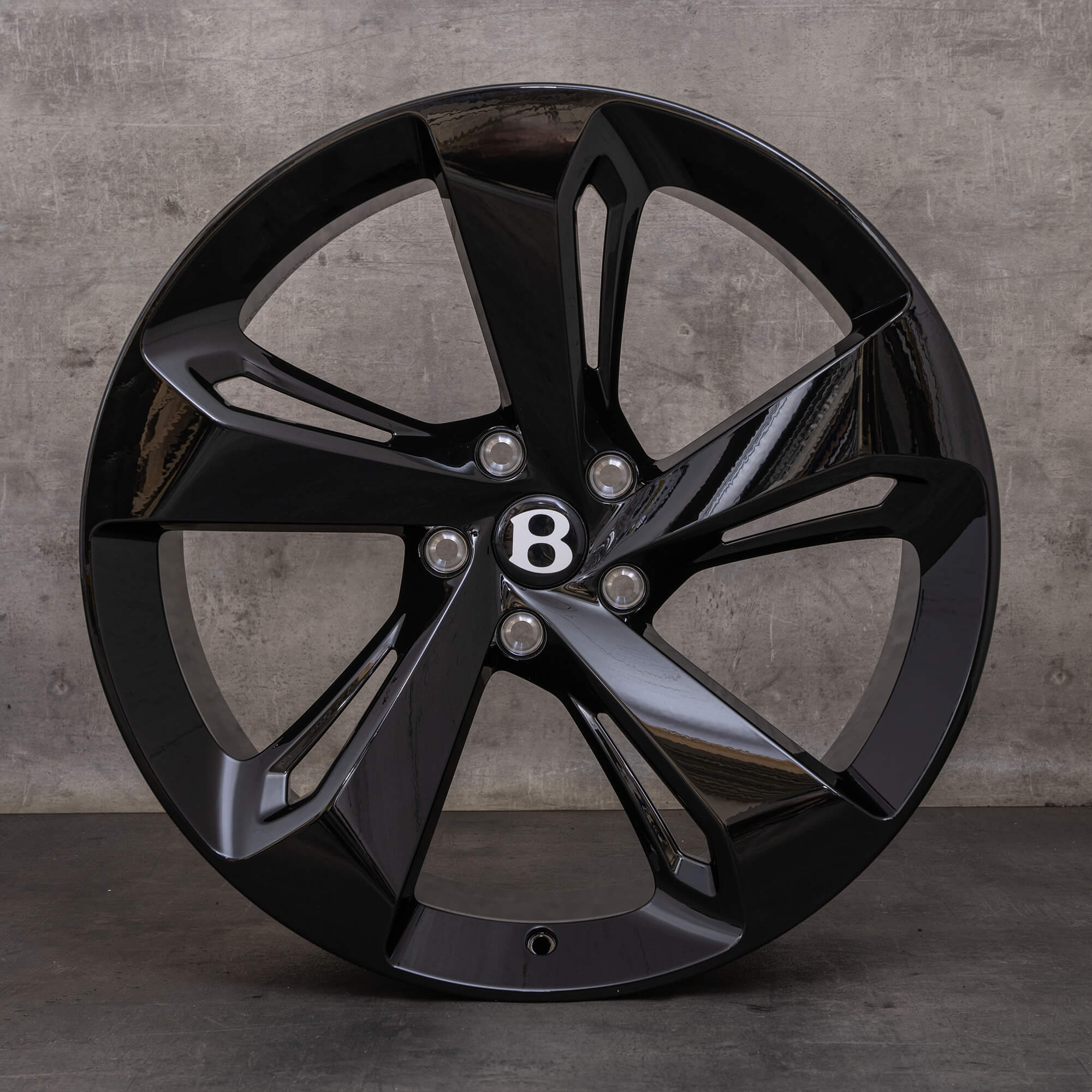 Original Bentley Winterräder 22 Zoll Bentayga Felgen 36A601025D schwarz glanz NEU