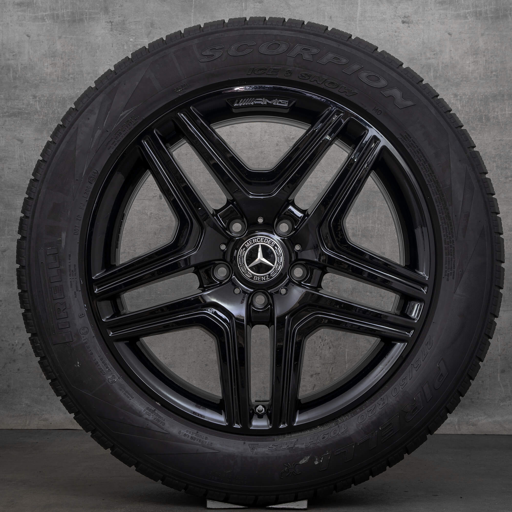 AMG Mercdes Benz G63 G65 W463 winter wheels tires 20 inch rims 5.5 mm