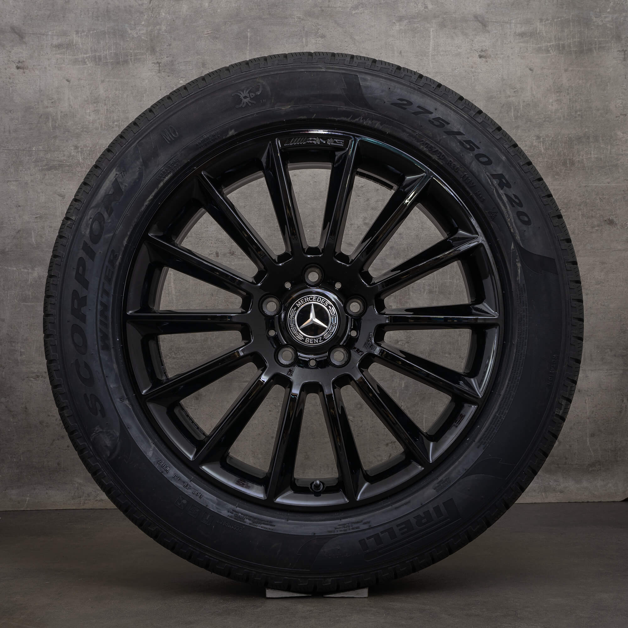 Originele Mercedes Benz G-Klasse AMG winter velgen 20 inch W463 G350d G400d G500 A4634011700 zwart hoogglans NIEUW
