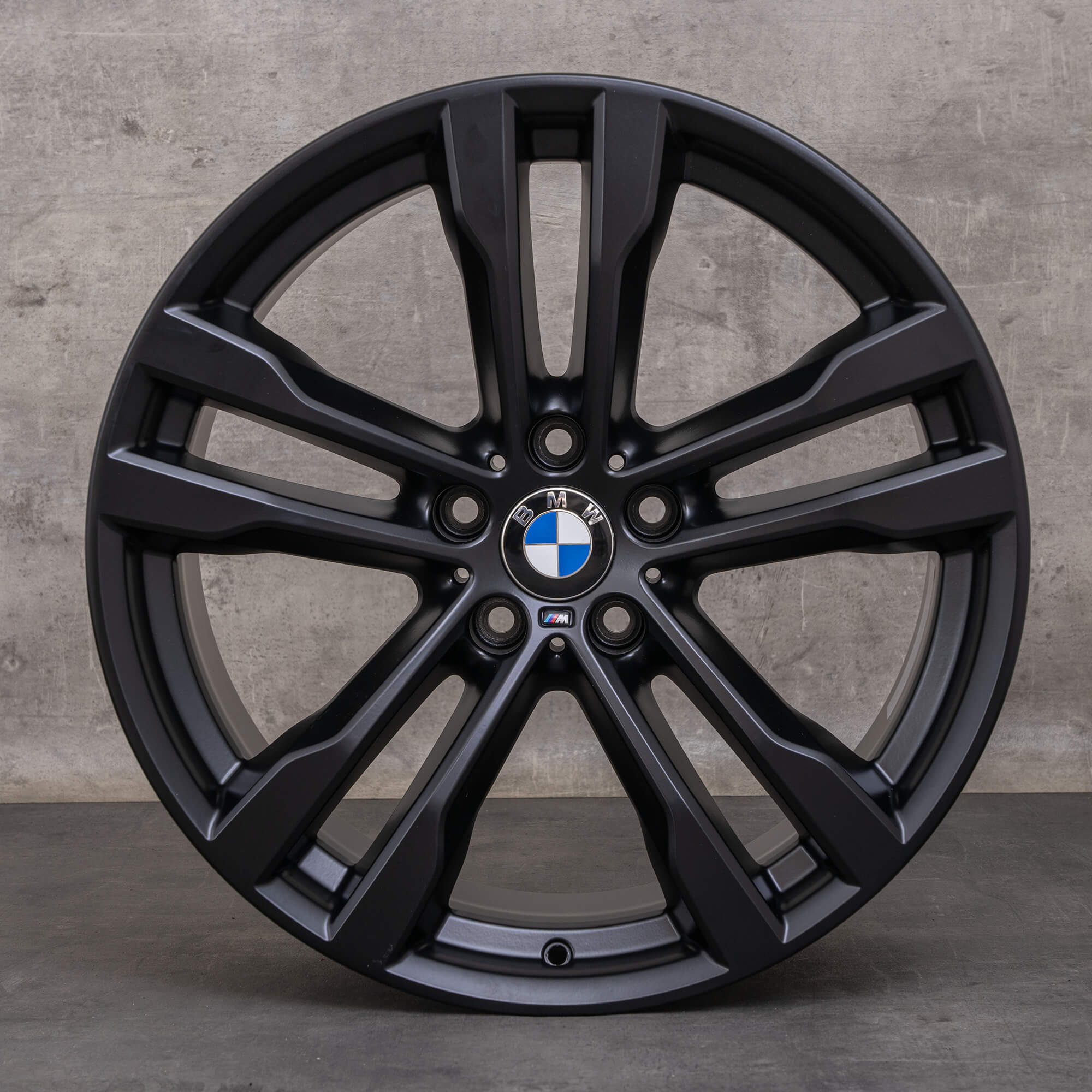 OEM BMW X5 X6 rims 20 inch E70 F15 F16 Styling 468 M 7846788 7846789 black matt