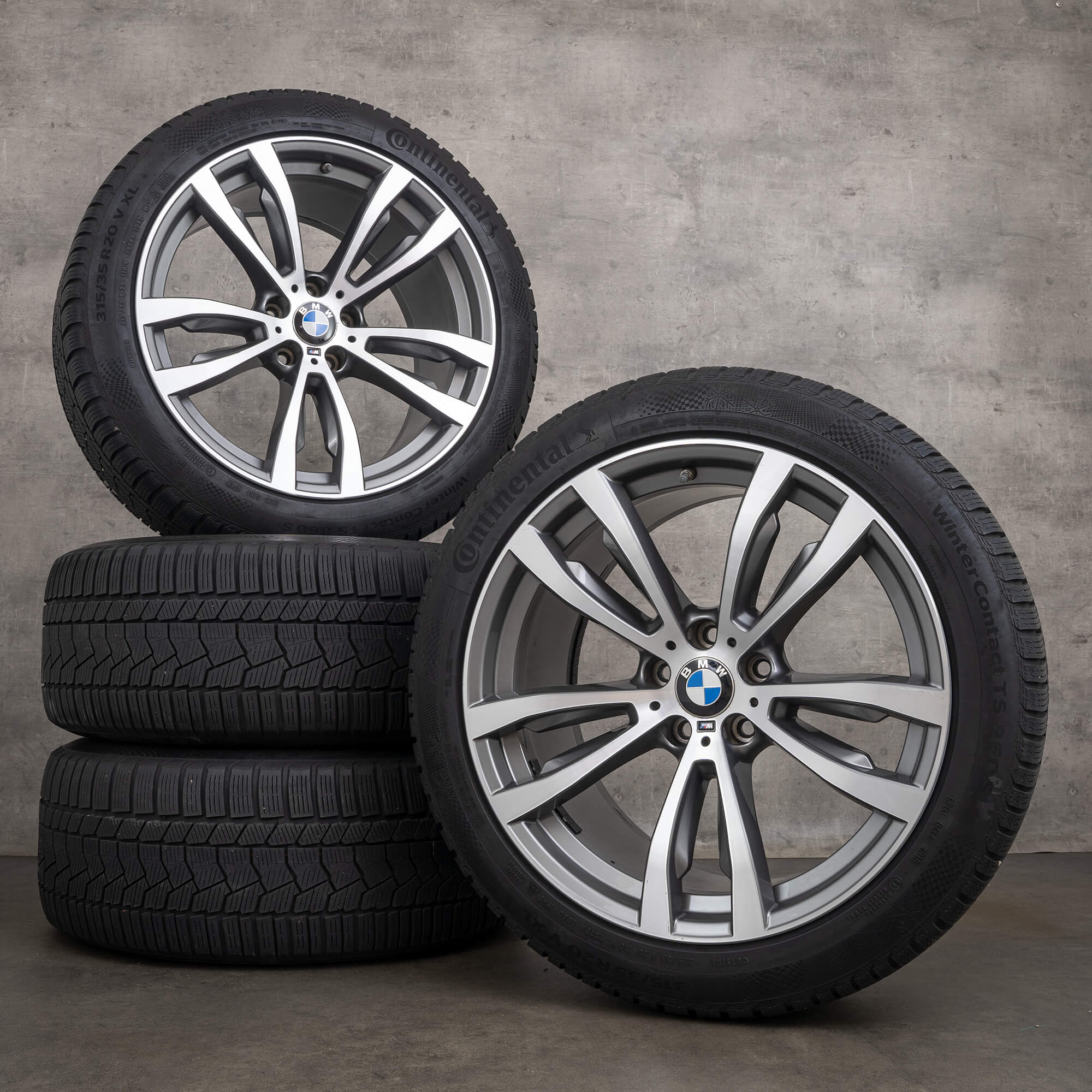 BMW X5 E70 F15 X6 F16 roți de iarnă 20 inch stil jante 469 M anvelope