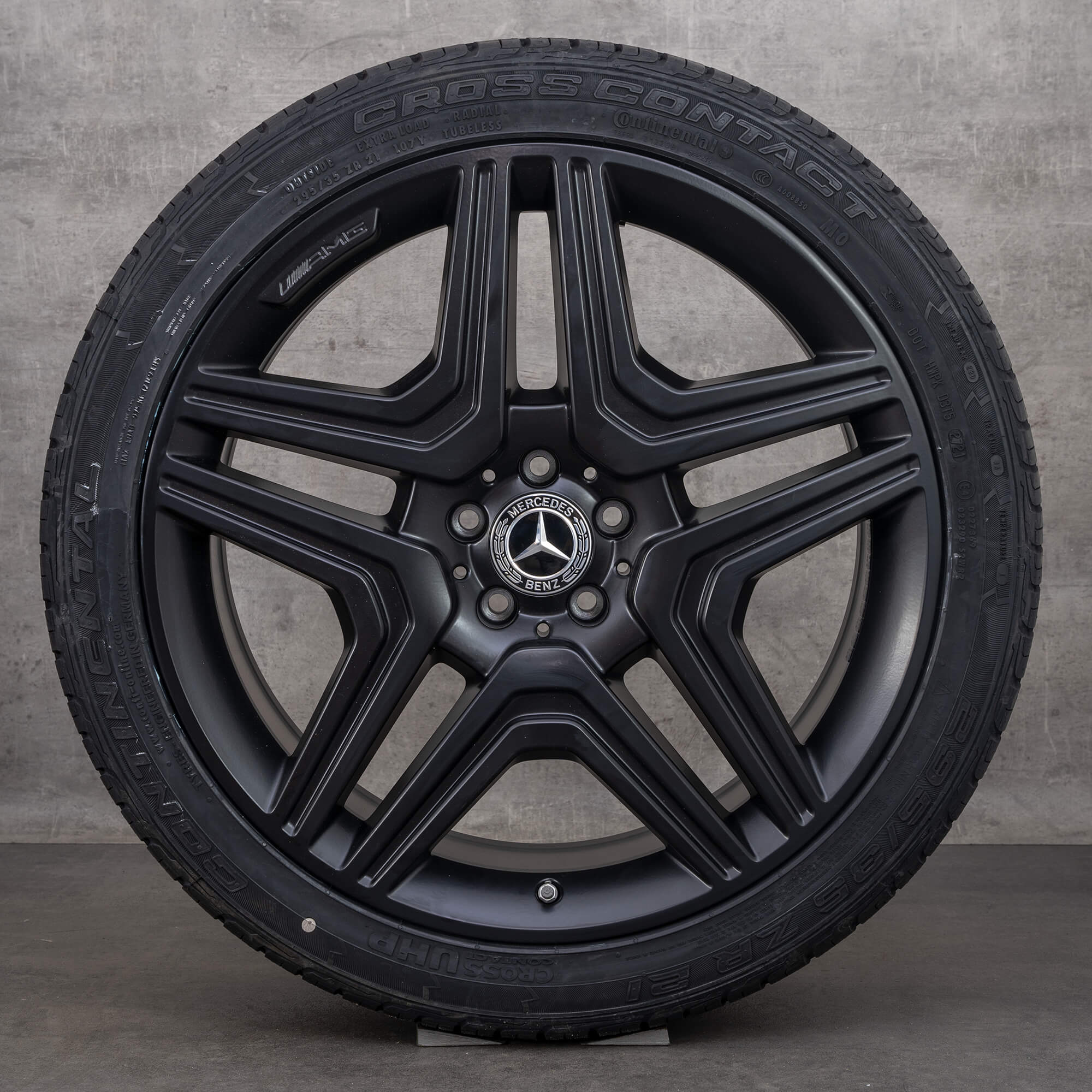 Mercedes Benz 21 inch rims AMG ML 63 W166 summer wheels tires