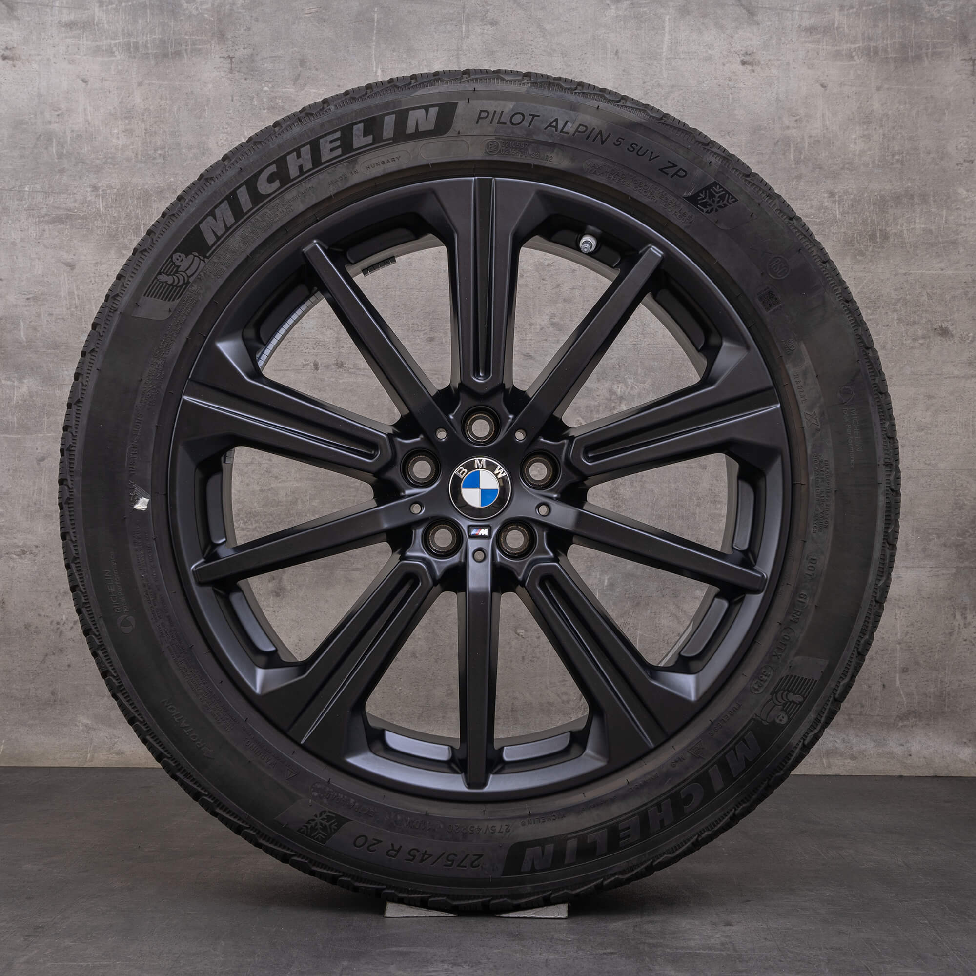 Original BMW X5 X6 Winterräder 20 Zoll G05 G06 Felgen Styling 748 M 6883765 schwarz matt