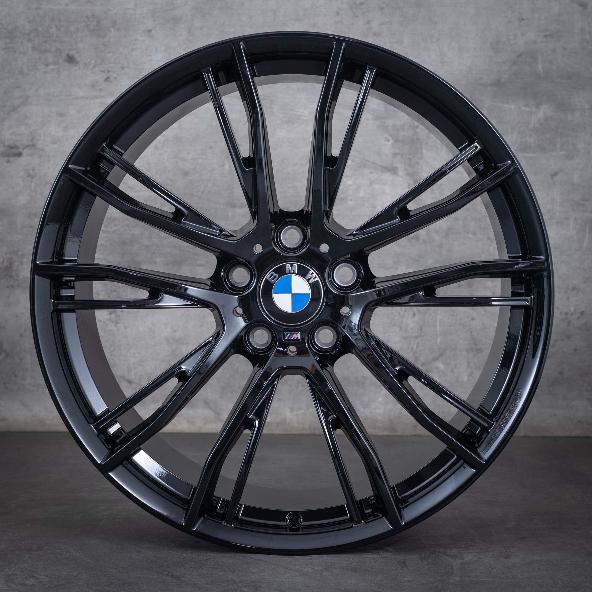 Alkuperäiset BMW 3-sarjan 4-sarjan vanteet 20 tuuman F30 F31 F34 F32 F33 Styling 624 M 6864392 6864393 musta kiiltävä