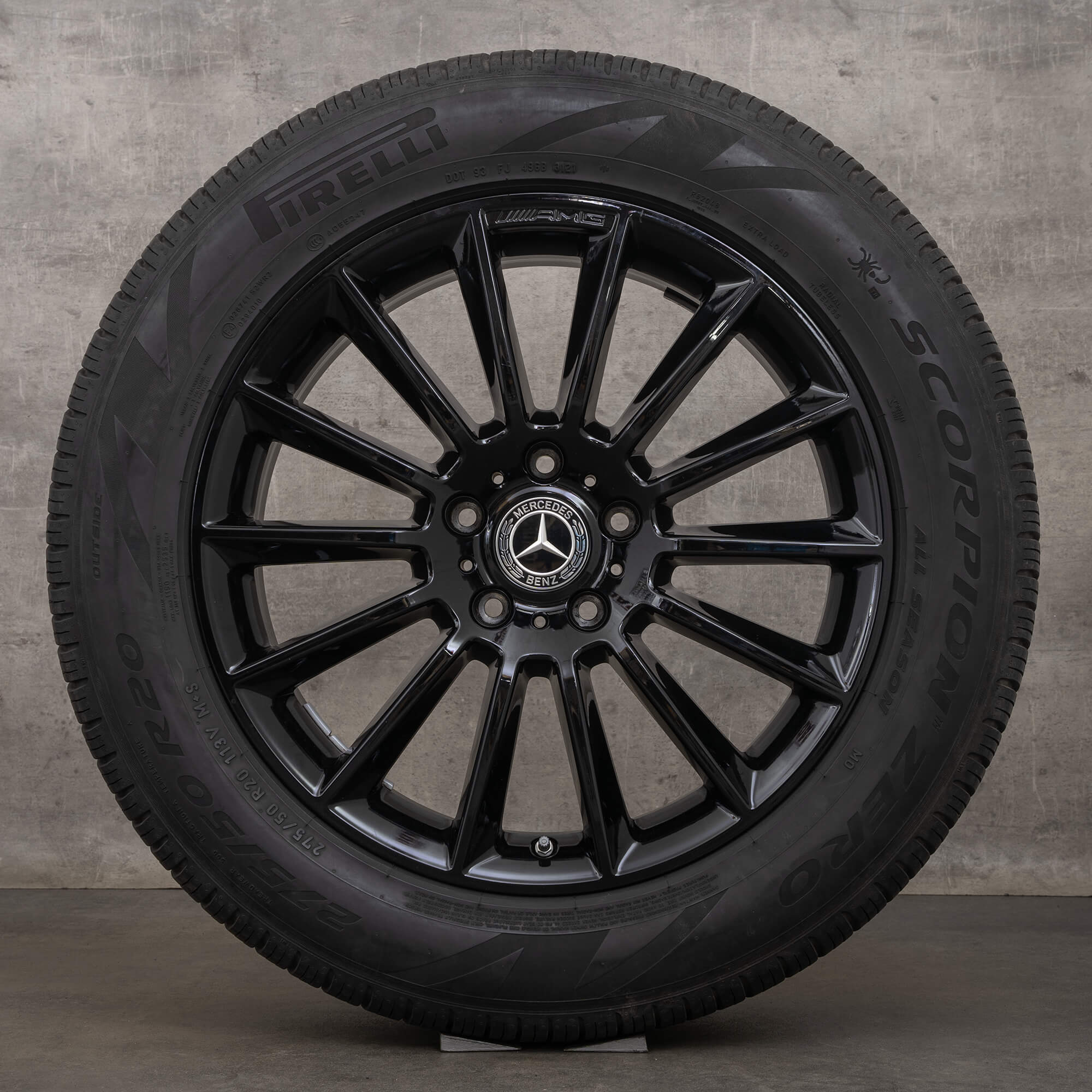OEM AMG G Class W463 G350d G400d G500 20 inch rims summer tires black