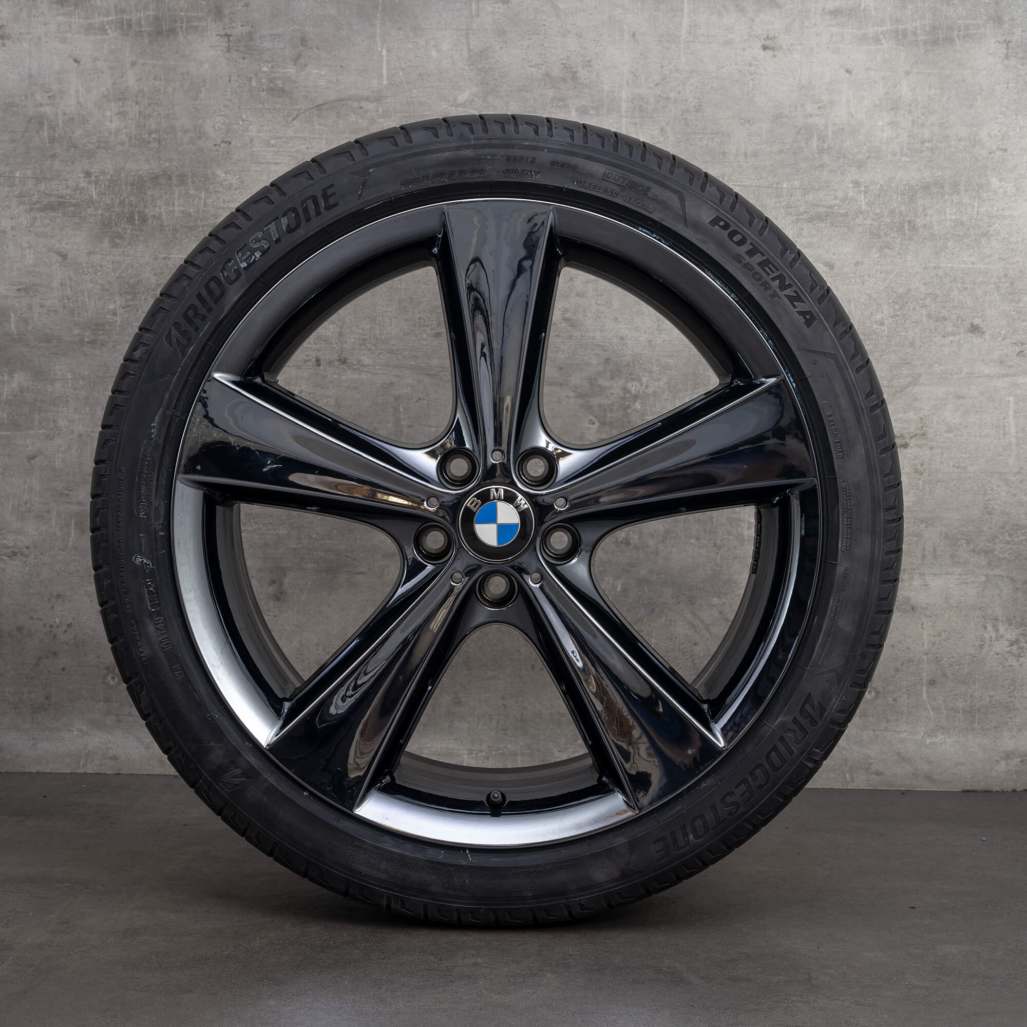 Jantes BMW 21 pouces X5 F15 E70 X6 F16 style 128 roues été 6859425 6859426 NEUF