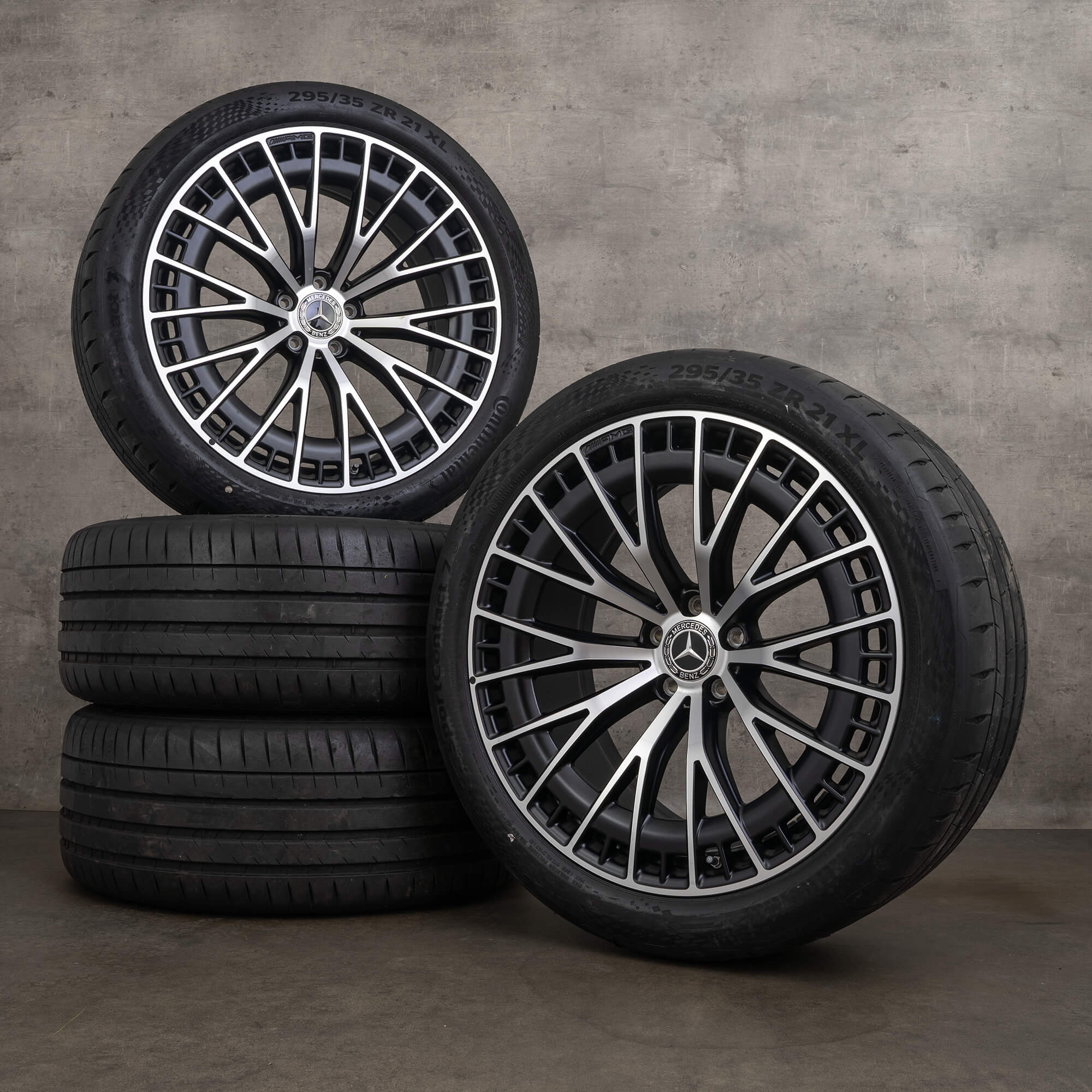 Original Mercedes Benz GLC 43 63S E AMG Winterrder 21 pouces C254 X254 jantes A2544011400 A2544011500 noir mat brillant