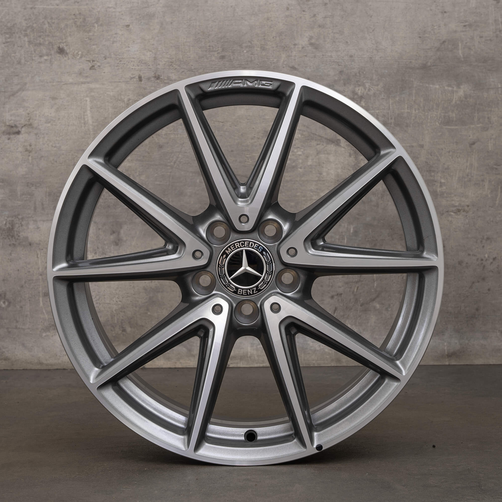 Cerchione originale AMG Mercedes Benz Classe A A45 CLA45 18 pollici 250 Sport W176 W117 A1764010800 cerchio in alluminio