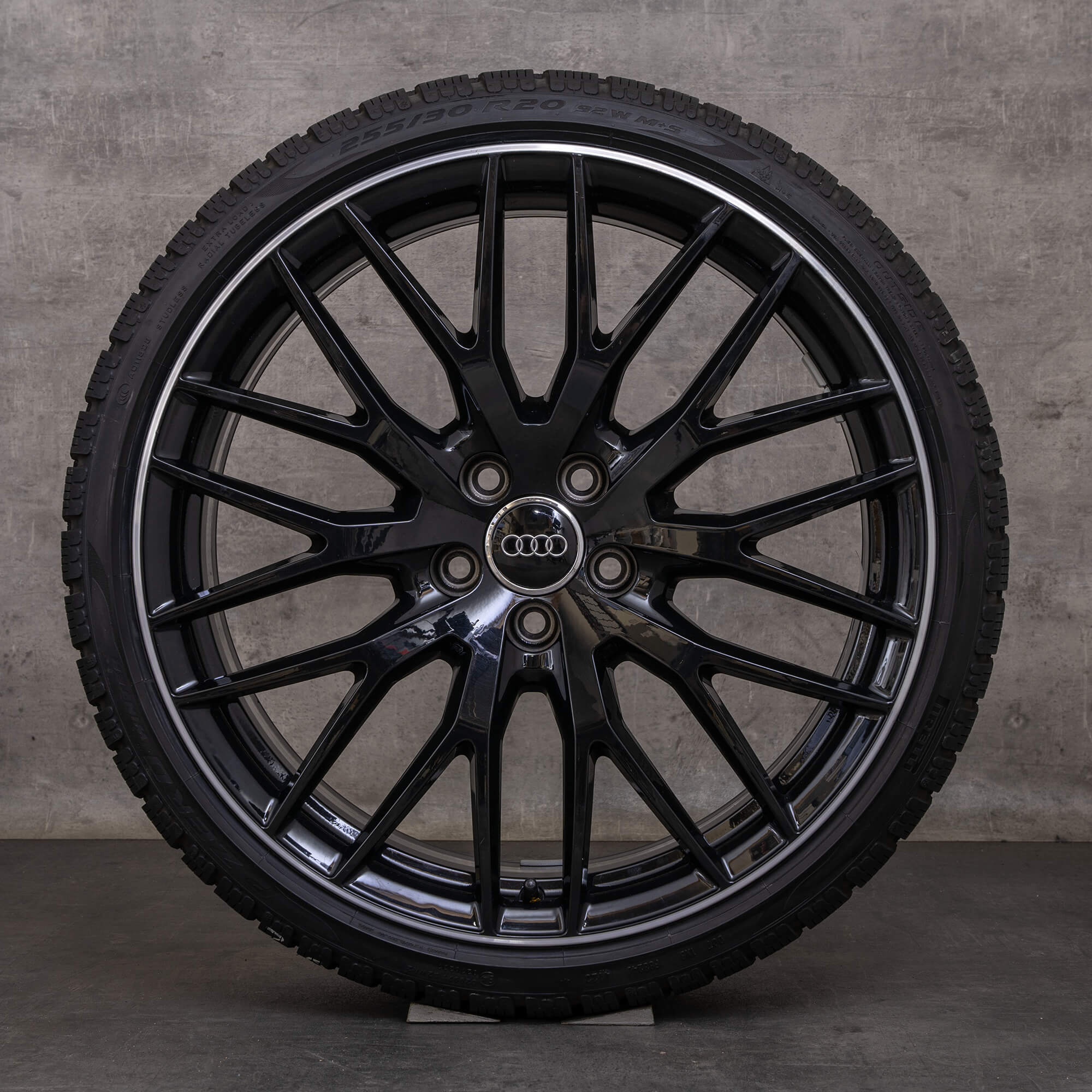 Original Audi TT TTS TTRS Winterräder 20 Zoll FV 8S Felgen 8S0601025AR schwarz glanzgedreht