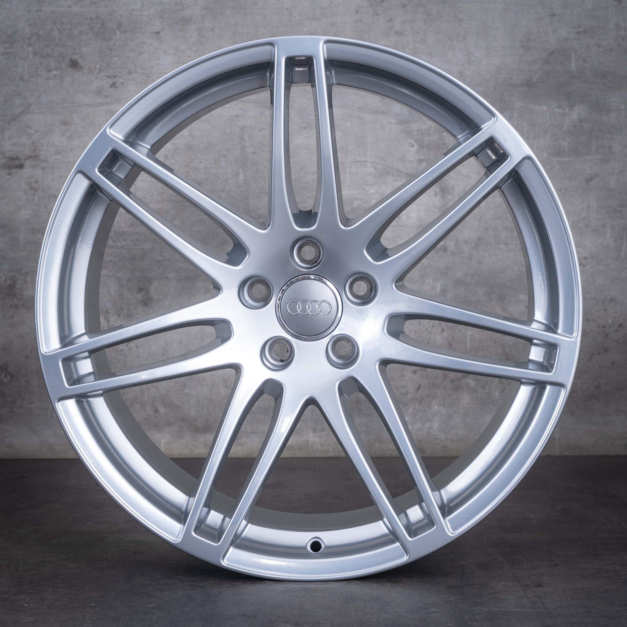 Llantas originales Audi A5 S5 de 20 pulgadas 8T 8F B8 8T0601025CM cromadas en plata brillante