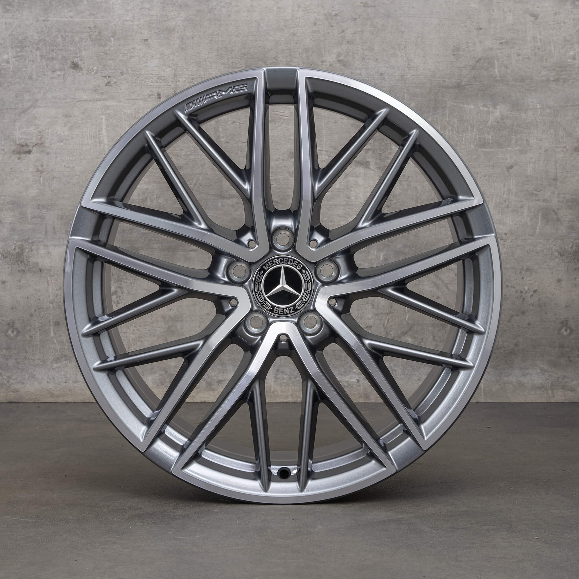 Genuine AMG Mercedes Benz Clase C C43 llantas 19 pulgadas W206 S206 de aluminio A2064012300 A2064012400 NUEVO