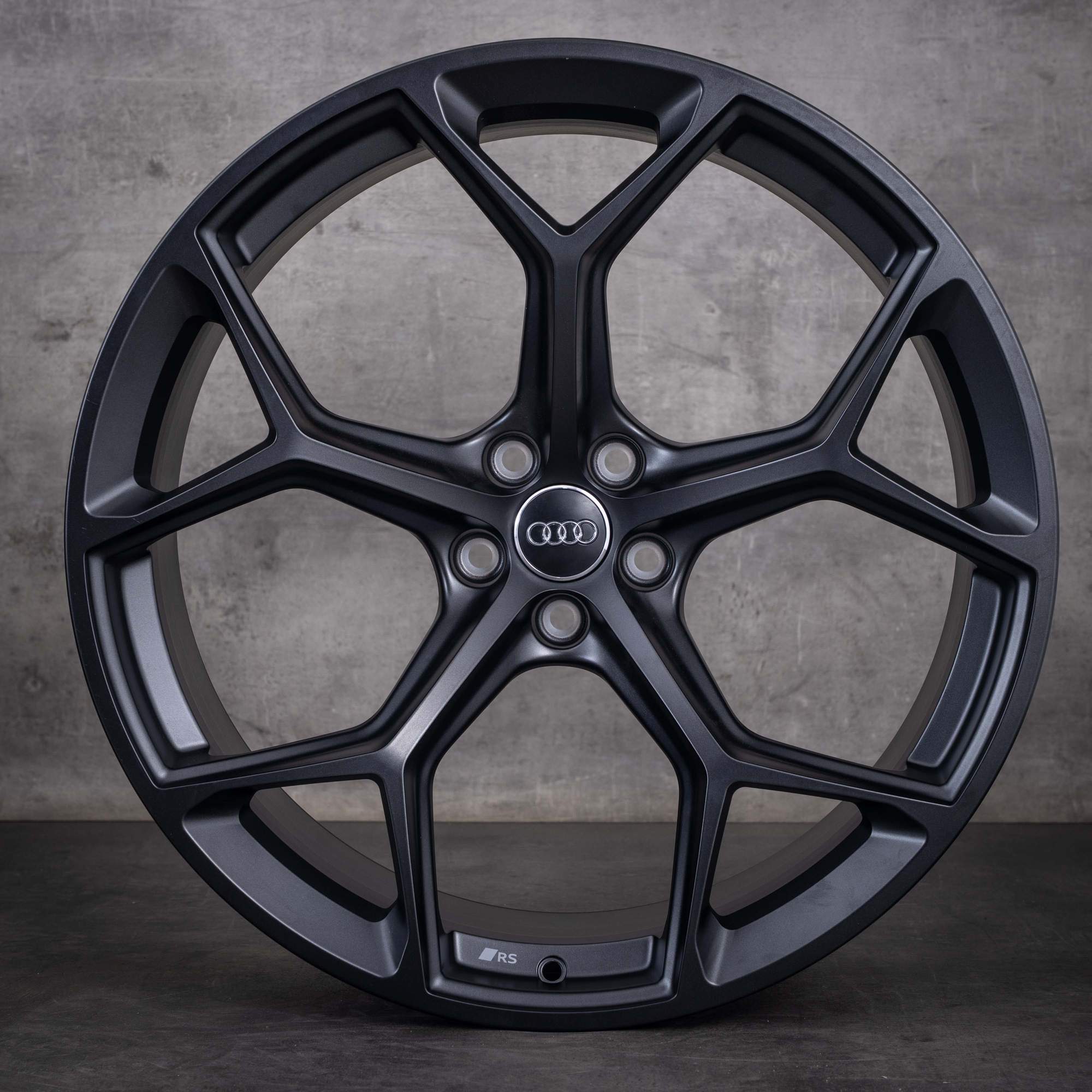 Jantes originais Audi RS6 RS7 22 polegadas 4K C8 Performance 4K0601025CQ Jantes de alumínio granito mate NOVAS