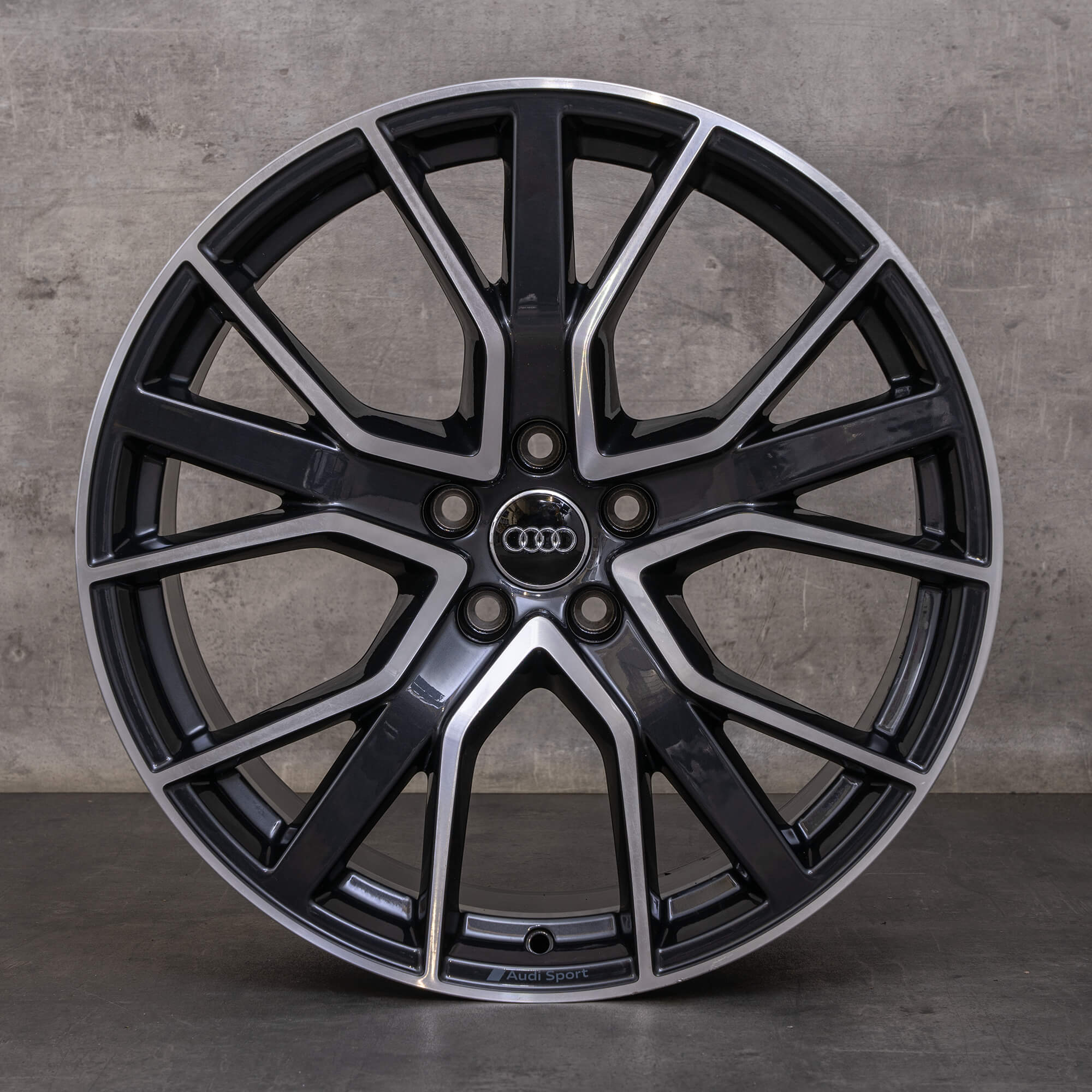 Original Audi A8 S8 vinterhjul 20 tum 4N D5 fälgar / fälg 4N0601025AA Performance titan polerad