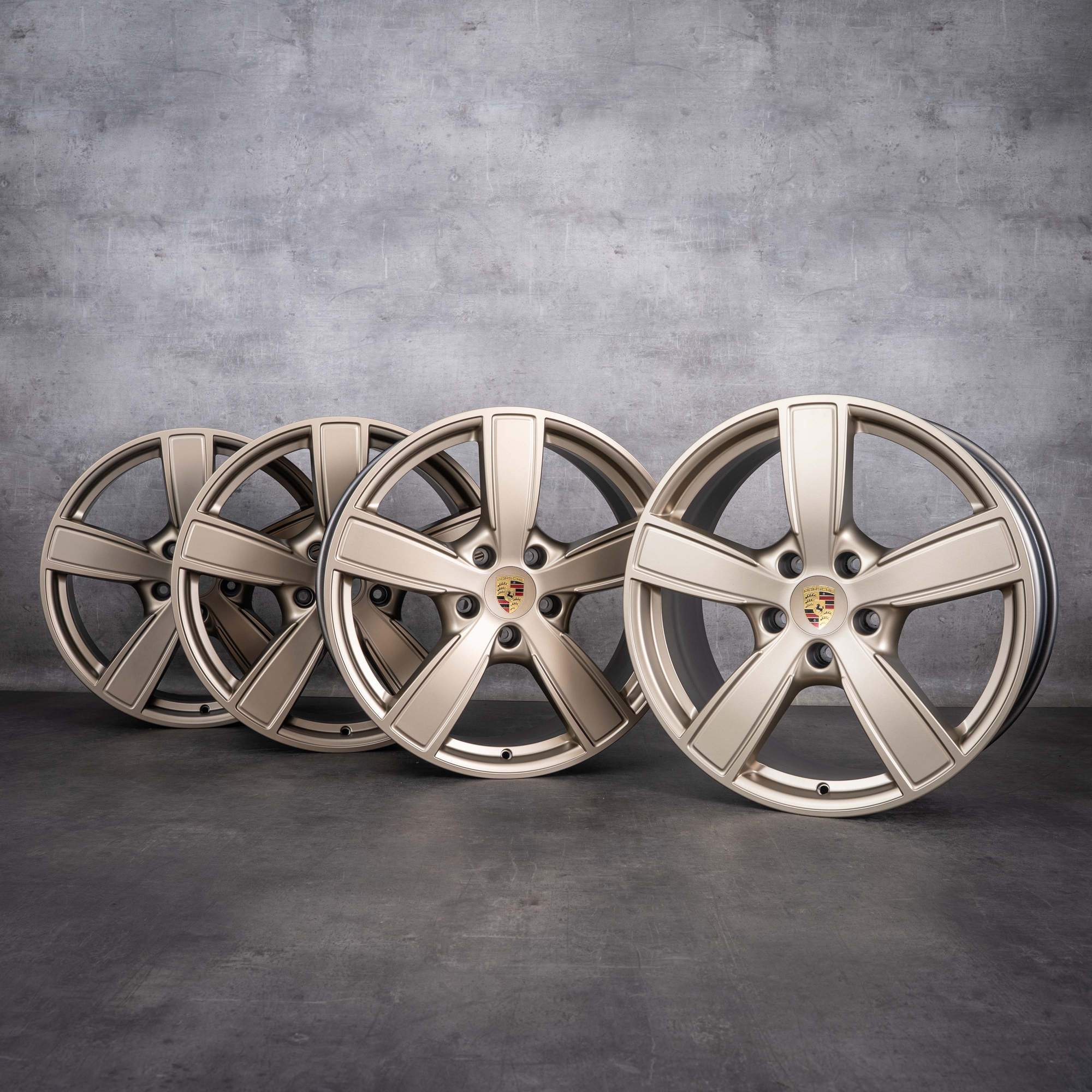 Original Porsche Cayenne Felgen 20 Zoll 9YA E3 9Y0601025BP 9Y0601025BQ Sport Classic neodyme matt