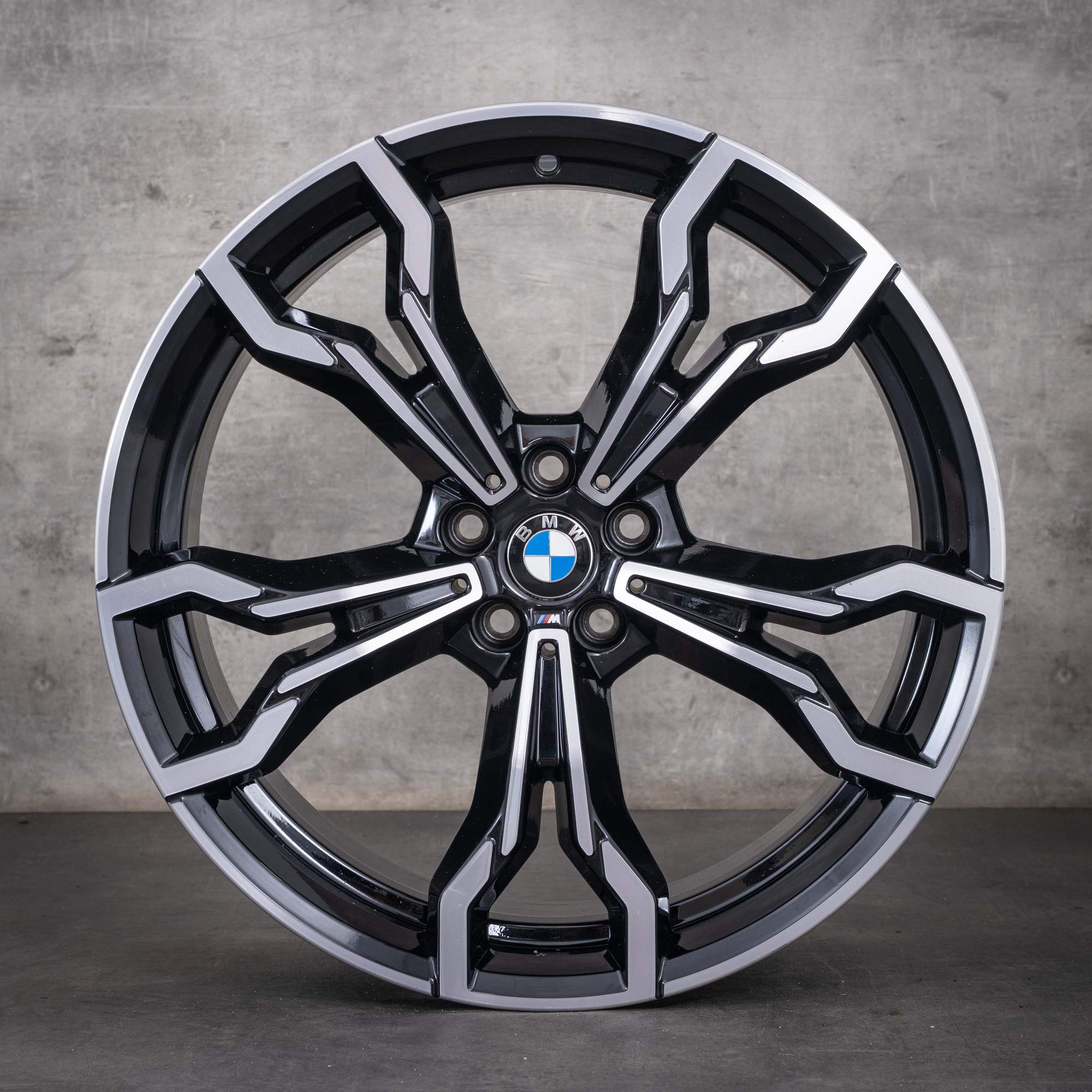 Jantă originală BMW X3M X4M de 21 de inci F97 F98 Styling 765 M 8060041 negru diamantate