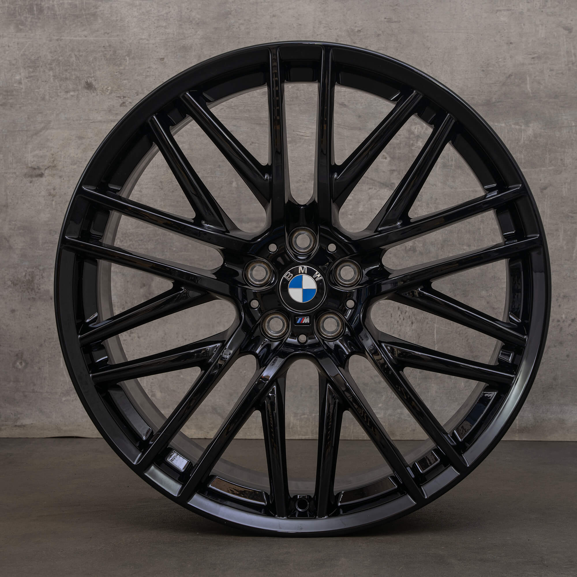 Originele BMW 7 Serie velgen 21 inch G11 G12 6893542 6893543 aluminium gitzwart glanzend NIEUW