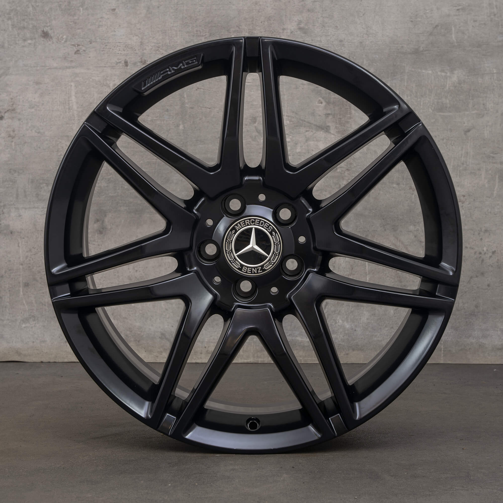 OEM Mercedes Benz E-Class AMG rims 19 inch C207 A207 Coup Cabrio A2124014702 black