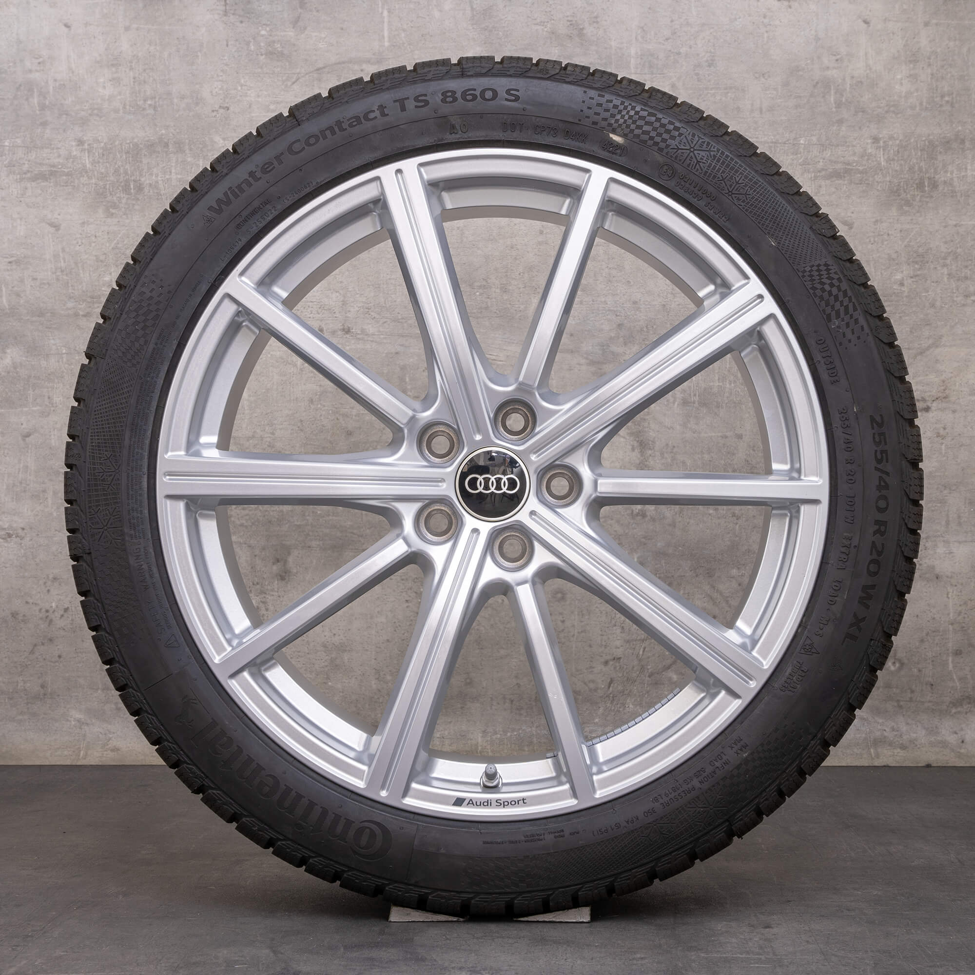 Original Audi RS Q3 Winterräder 20 Zoll F3 Sportback Felgen 83A601025S silber