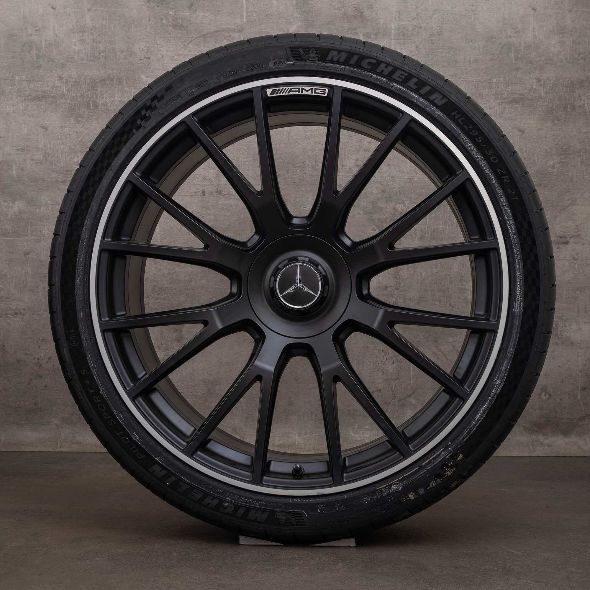 OEM AMG Mercedes E-Class W214 E 53 Hybrid 21 inch summer tires rims A2144011300 A2144011400 NEW