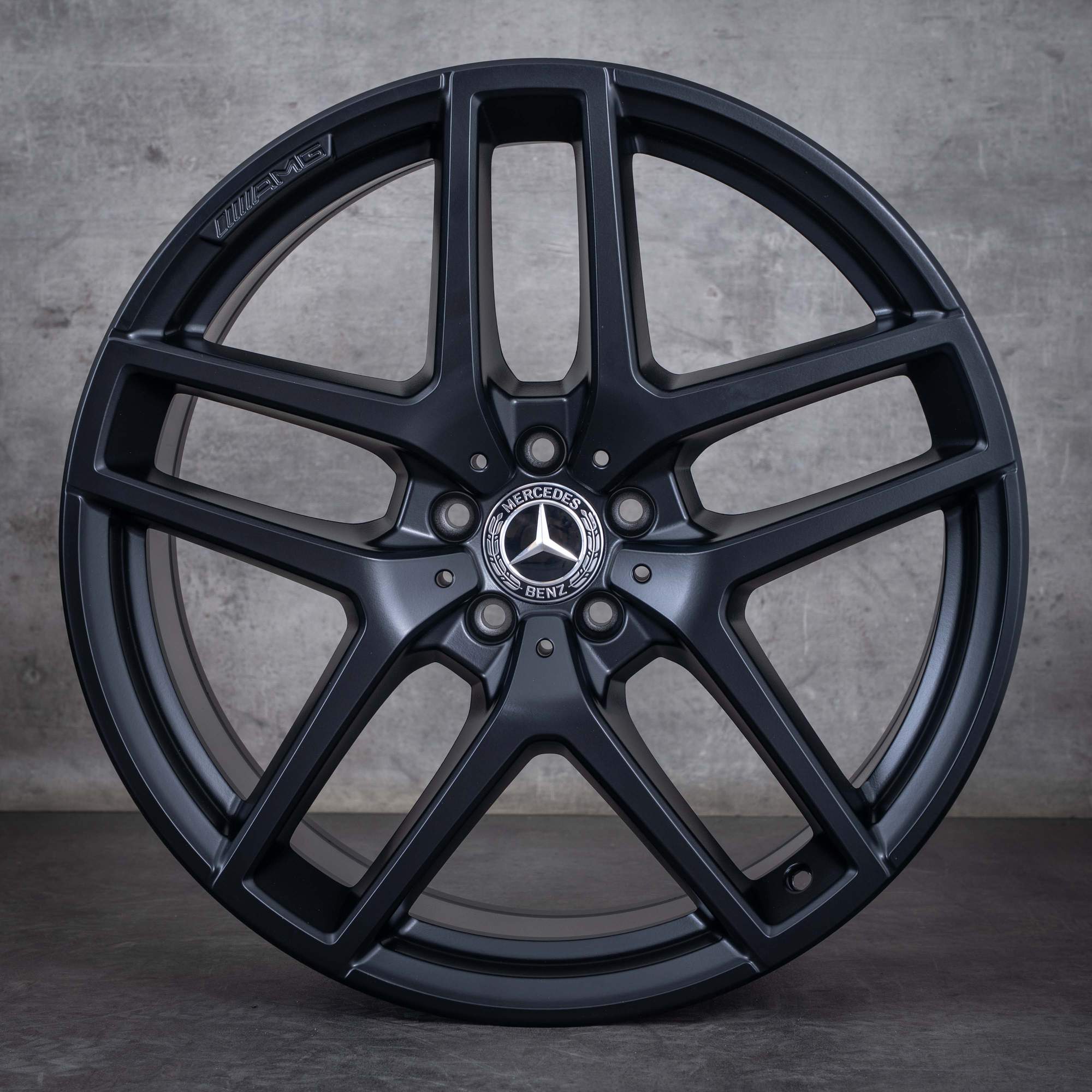 Alkuperäiset Mercedes Benz GLE & 43 63 S AMG vanteet 21 tuuman C292 kesäpyörät A2924012900 A2924011700 musta matta