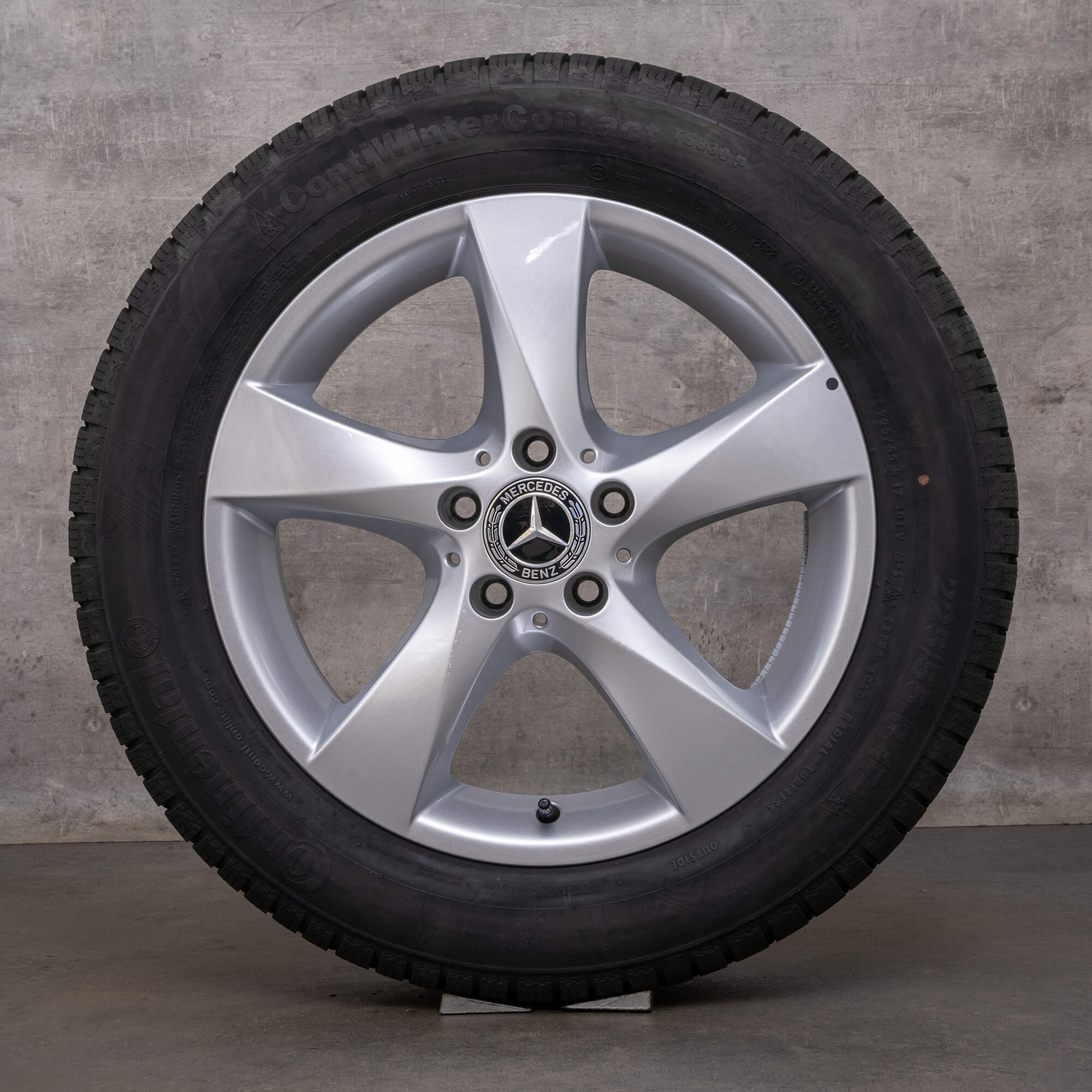 Original Mercedes Benz Classe V roues d'hiver 17 pouces W447 Vito Viano jantes A4474012200 argent