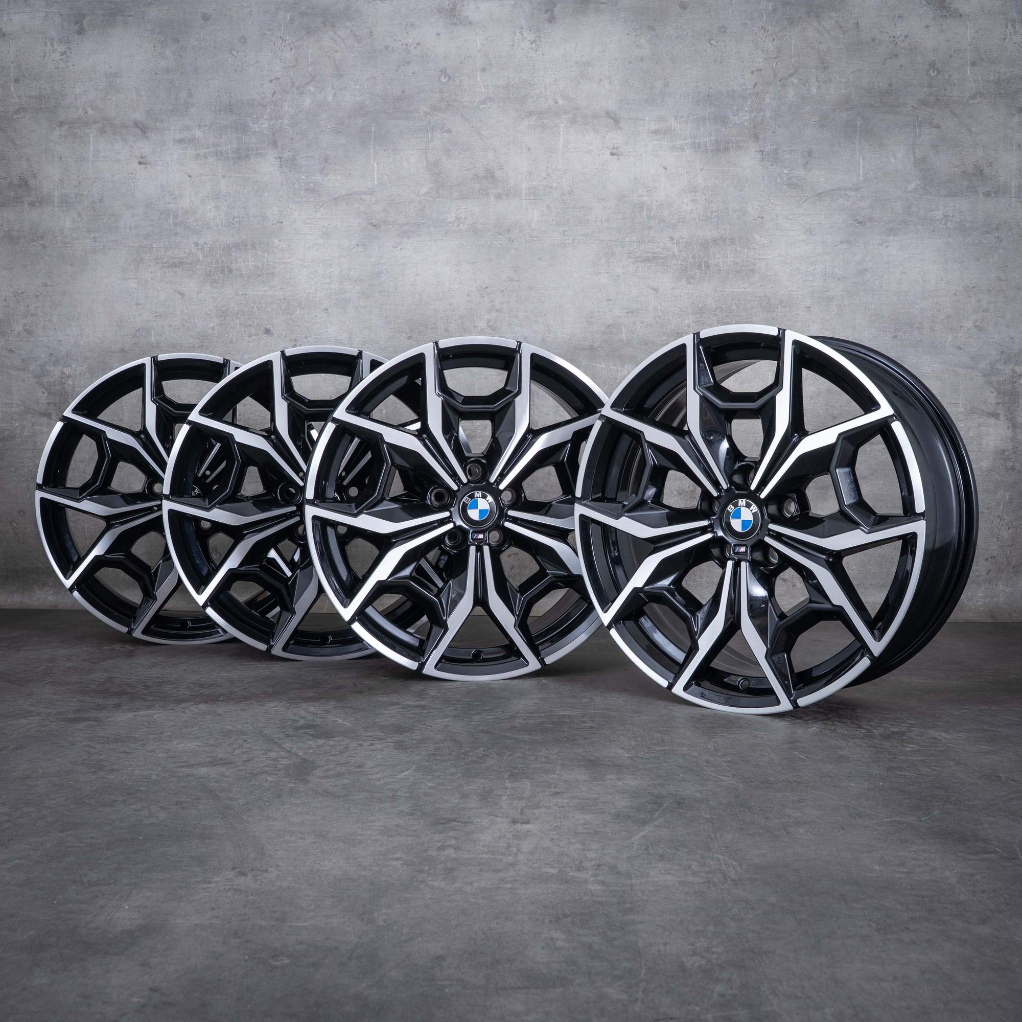 Oryginał BMW X3 X4 felgi 19 cali G01 G02 Styling 887 M 7916263 czarny błyszczący
