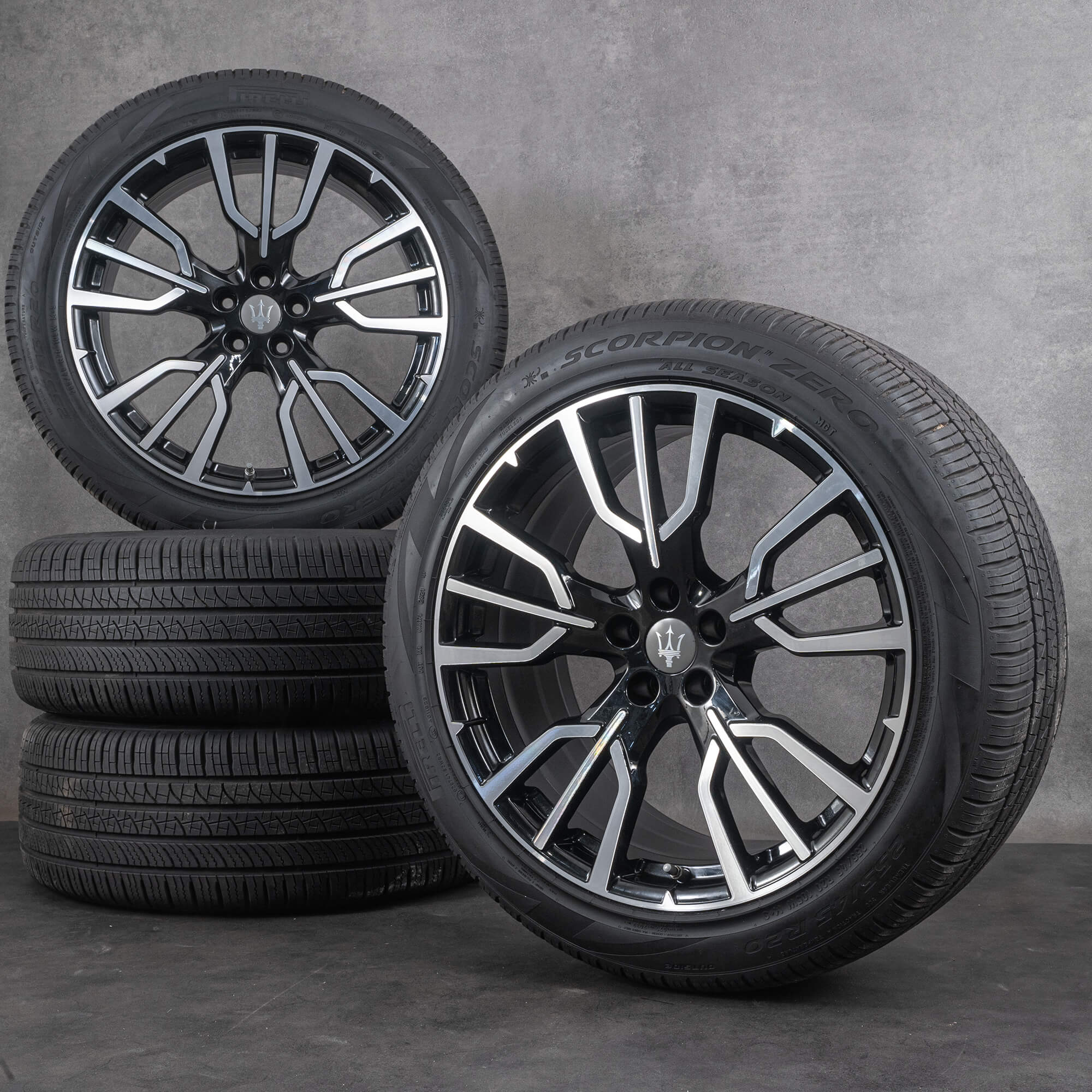 Originele Maserati Grecale winterwielen 20 inch M182 velgen 670171180 zwart