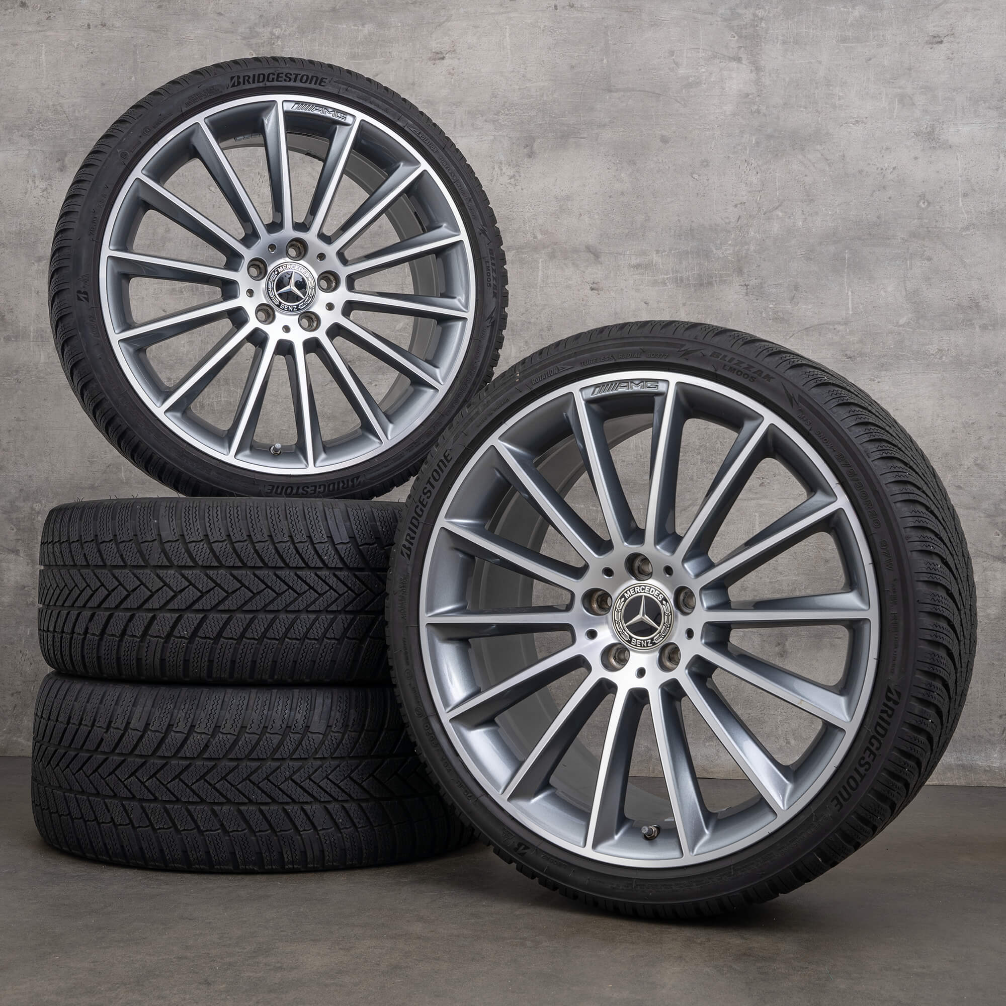 Vielspeichen-Rad AMG Mercedes E-Klasse W213 S213 Winterräder 20 Zoll Winterreifen