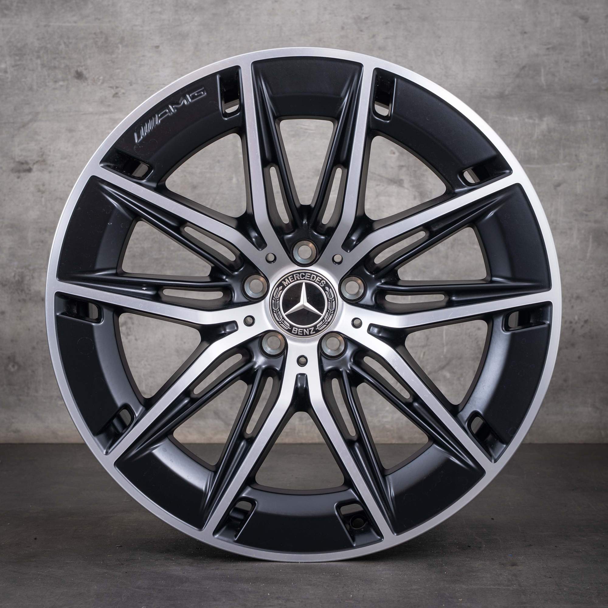 Original Mercedes Benz E-Klasse E53 AMG Felgen 20 Zoll W214 S214 A2144011100 A2144011200 schwarz matt glanzgedreht NEU
