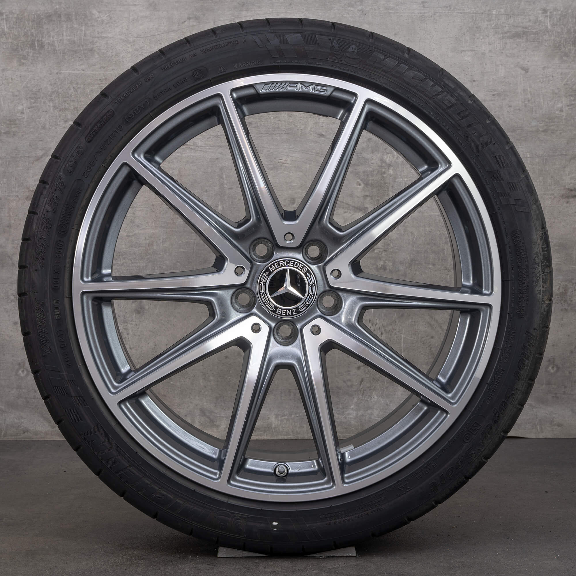 AMG 19 20 inch Mercedes Benz rims GT C190 R190 summer wheels tires