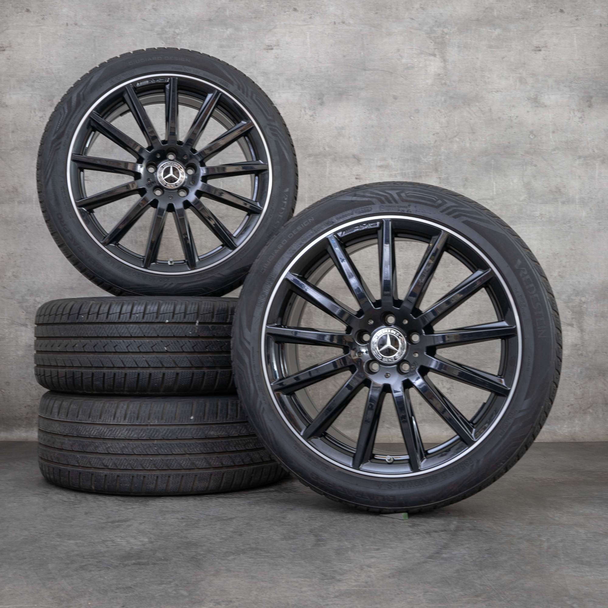 Alkuperäiset Mercedes Benz GLA GLB AMG all season renkaat 20 tuuman H247 X247 vanteet A2474011600 musta kiillotettu
