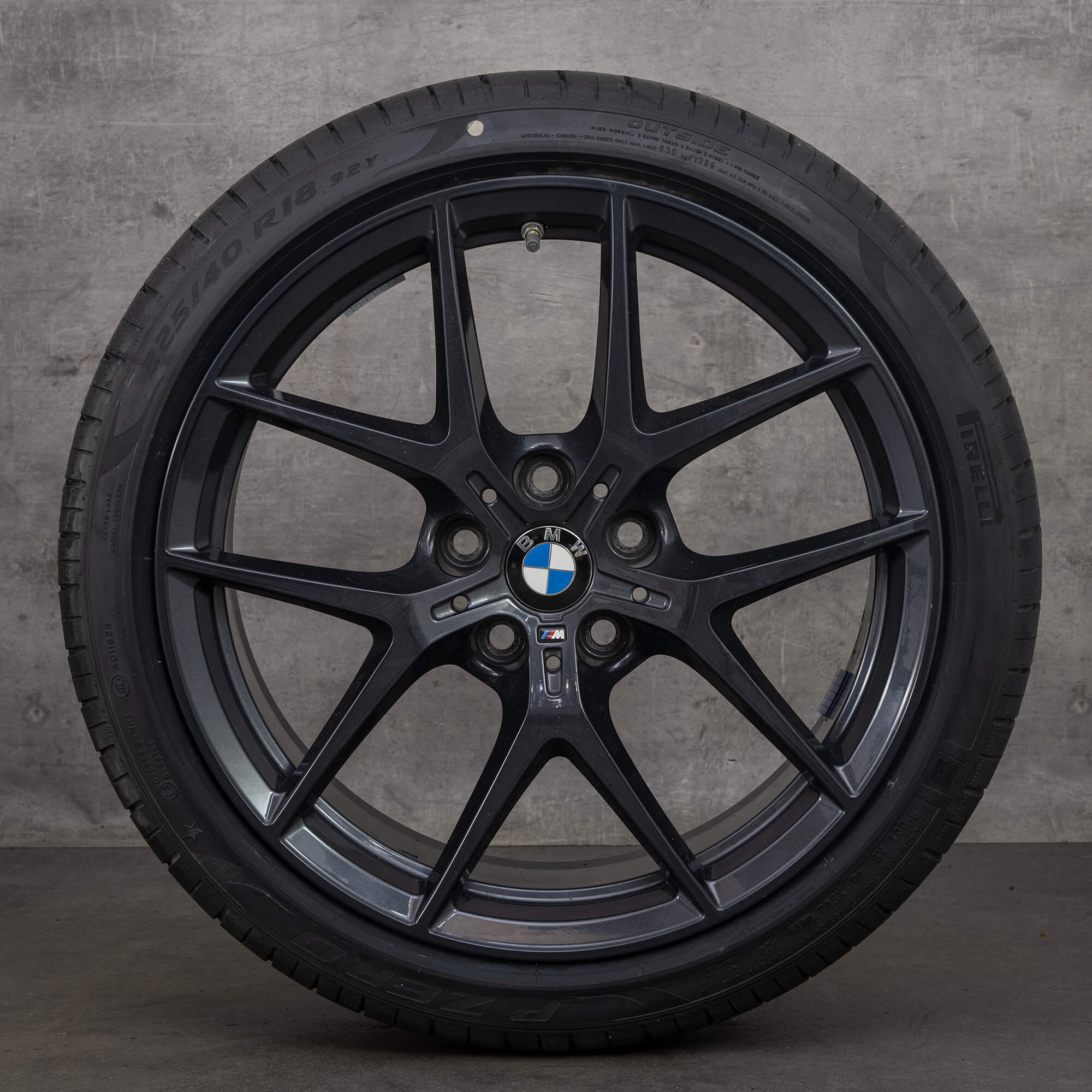 BMW 18 inç 1er F40 2er F44 M Performance M554 yaz jantları lastikleri