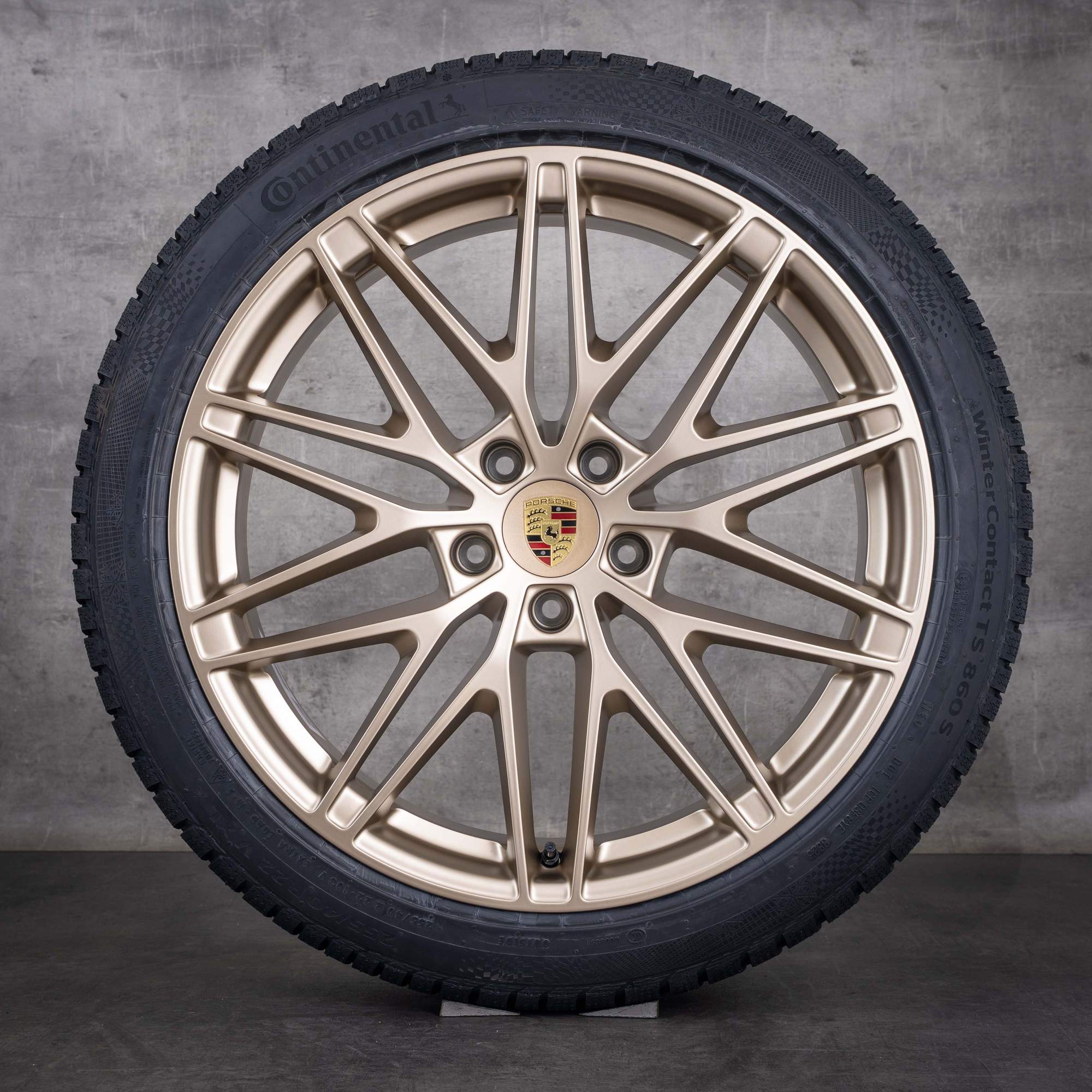 OEM Porsche Macan electric winter wheels 22inch H2 rims 95C601025AD 95C601025AE Neodyme Matte NEW