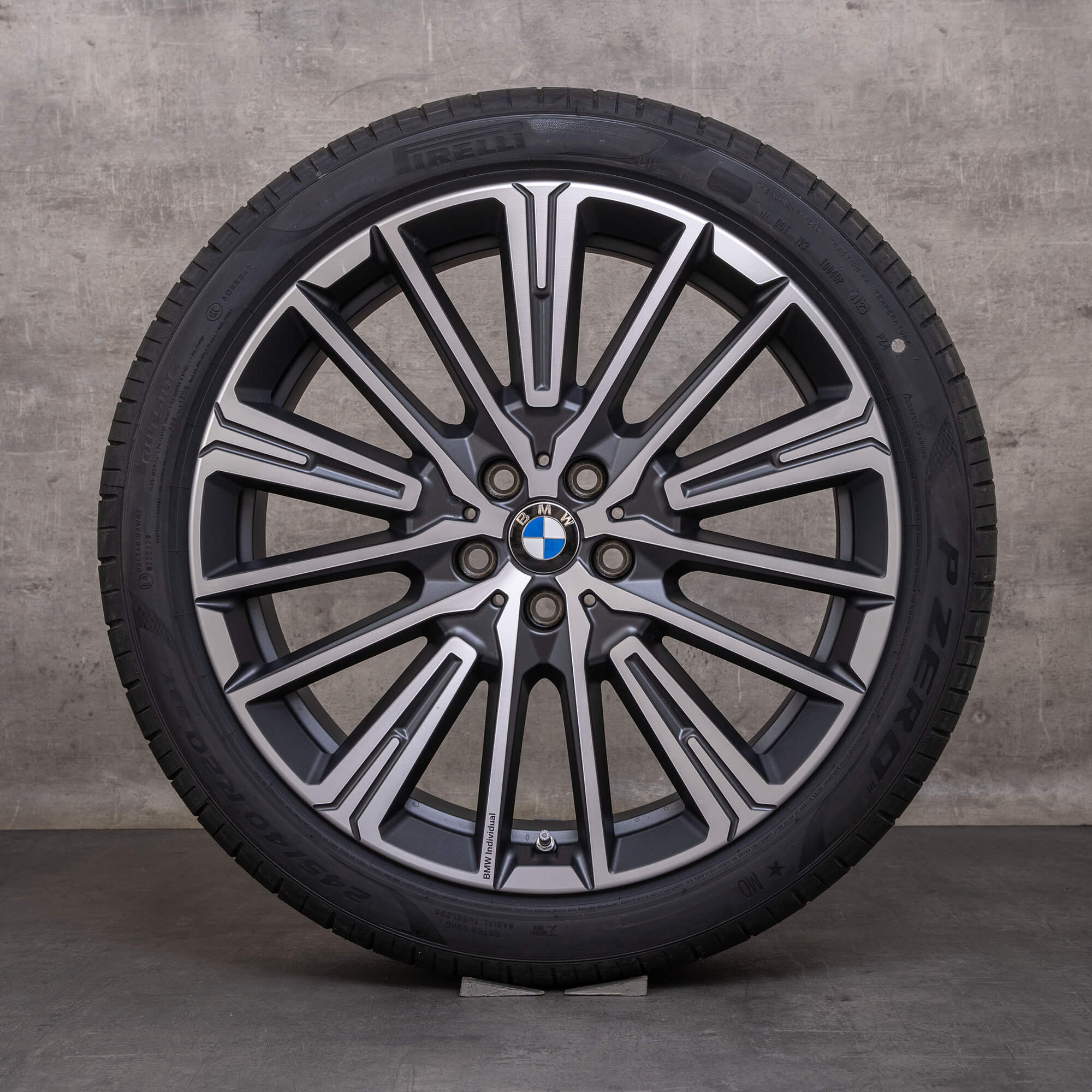 Oem BMW X1 iX1 X2 iX2 pneus hiver jantes 20 pouces U11 U10 Styling 869 6898042 frozen midnight brillant NEUF